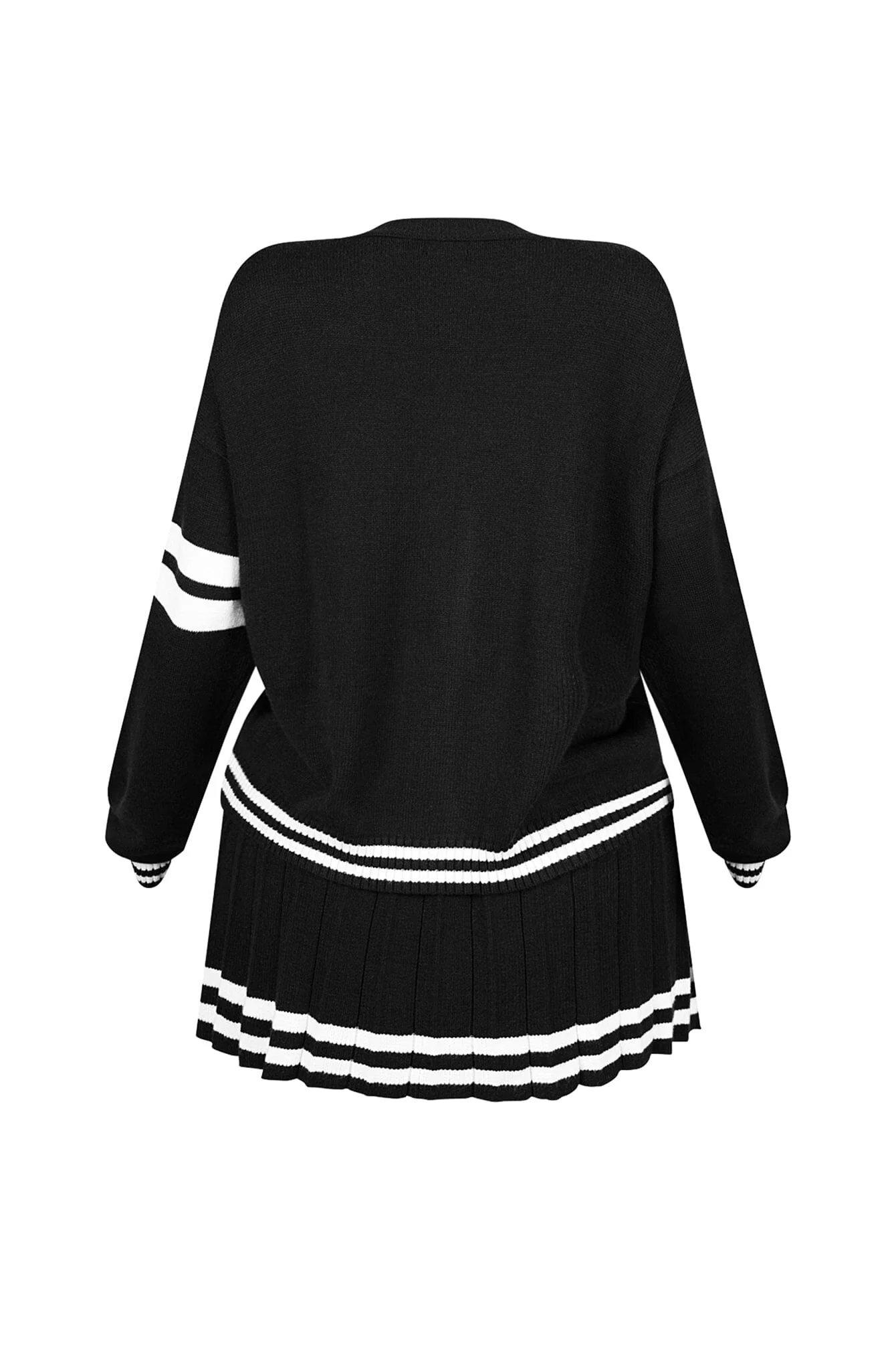 Jena Knit Button Down Cardigan & Skirt SET - Image 14