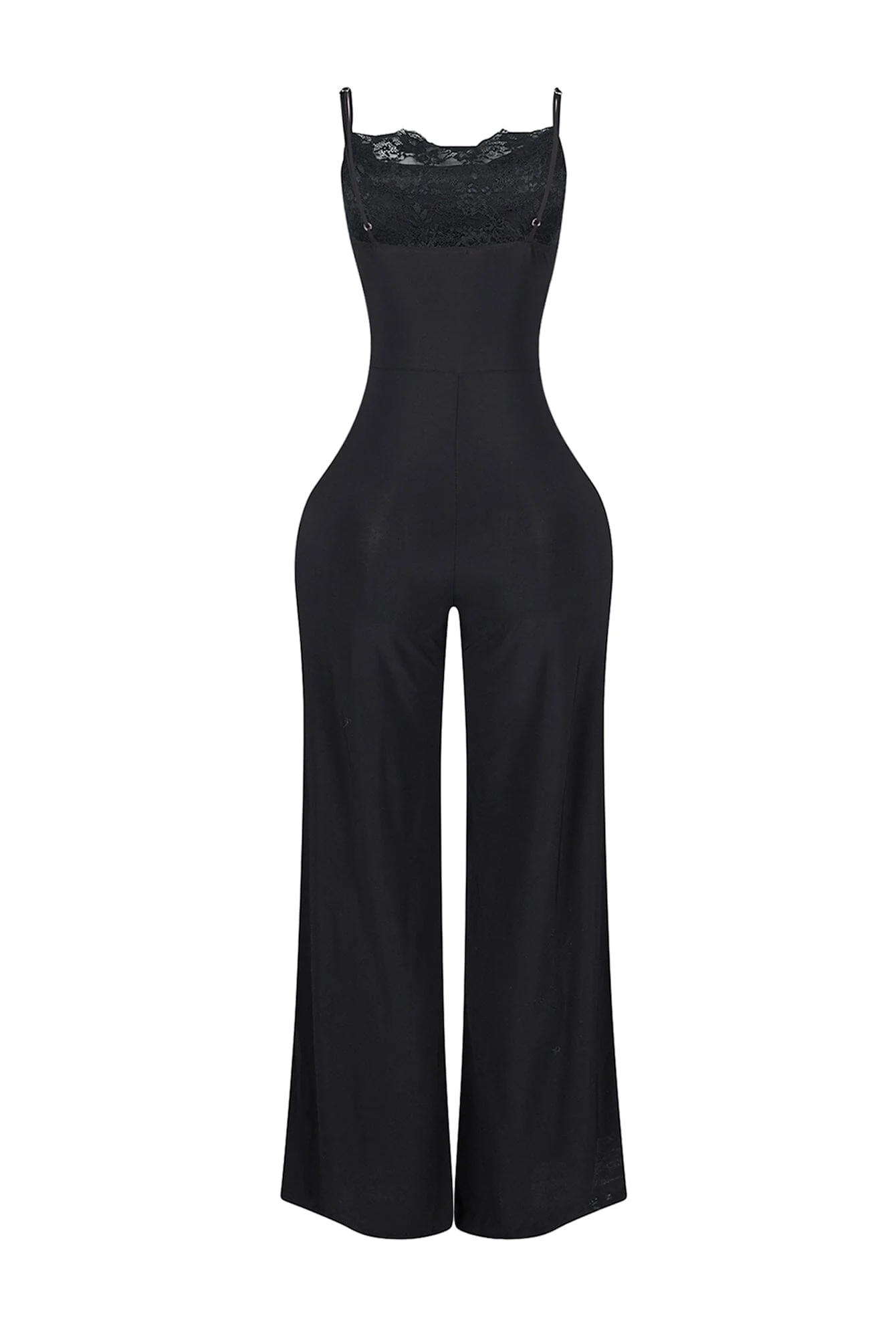 Jesenia Tank Cowl Neck Lace Jumpsuit - Image 8