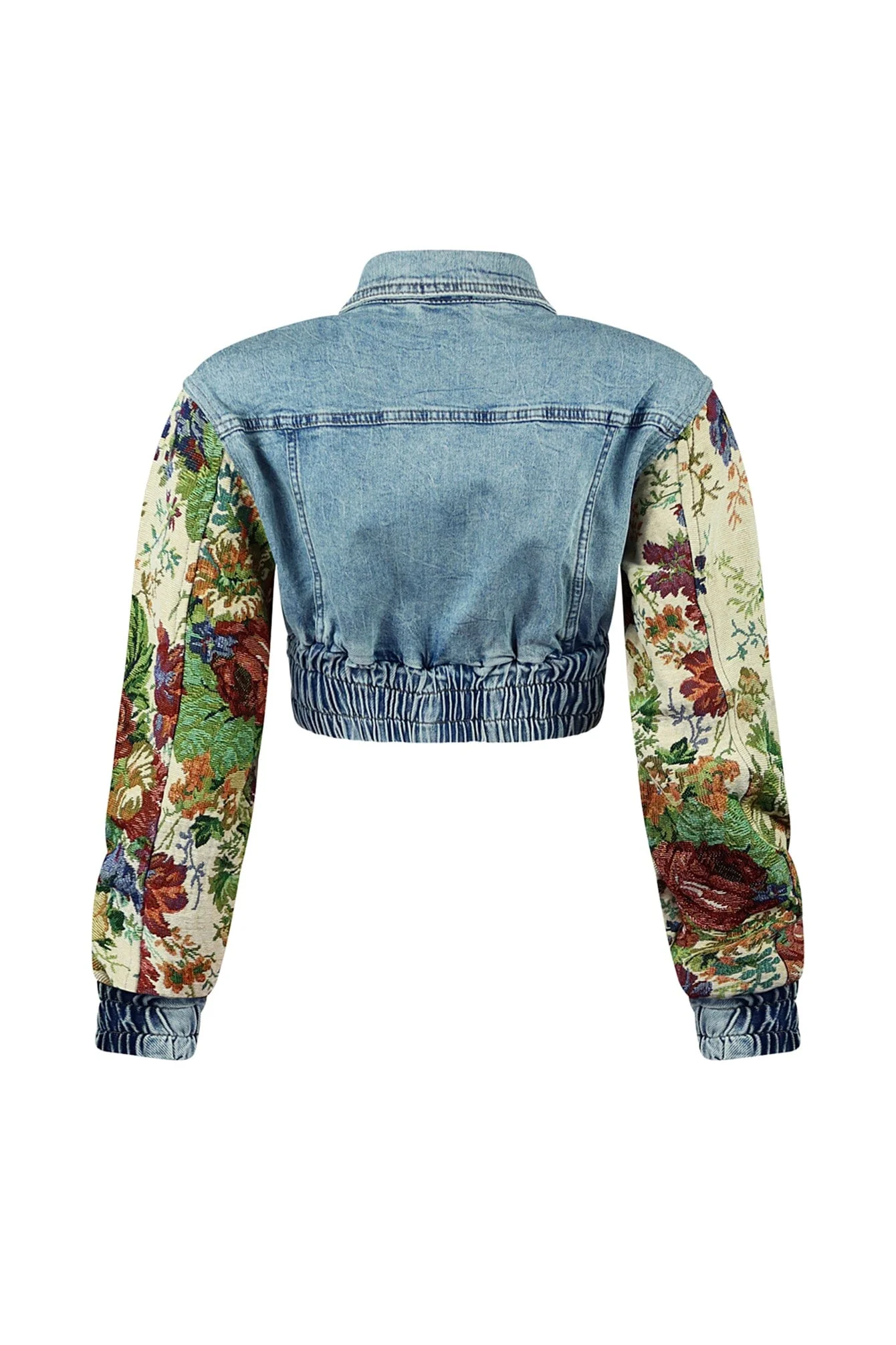 Jesse Tapestry Contrast Denim Jacket - Image 5