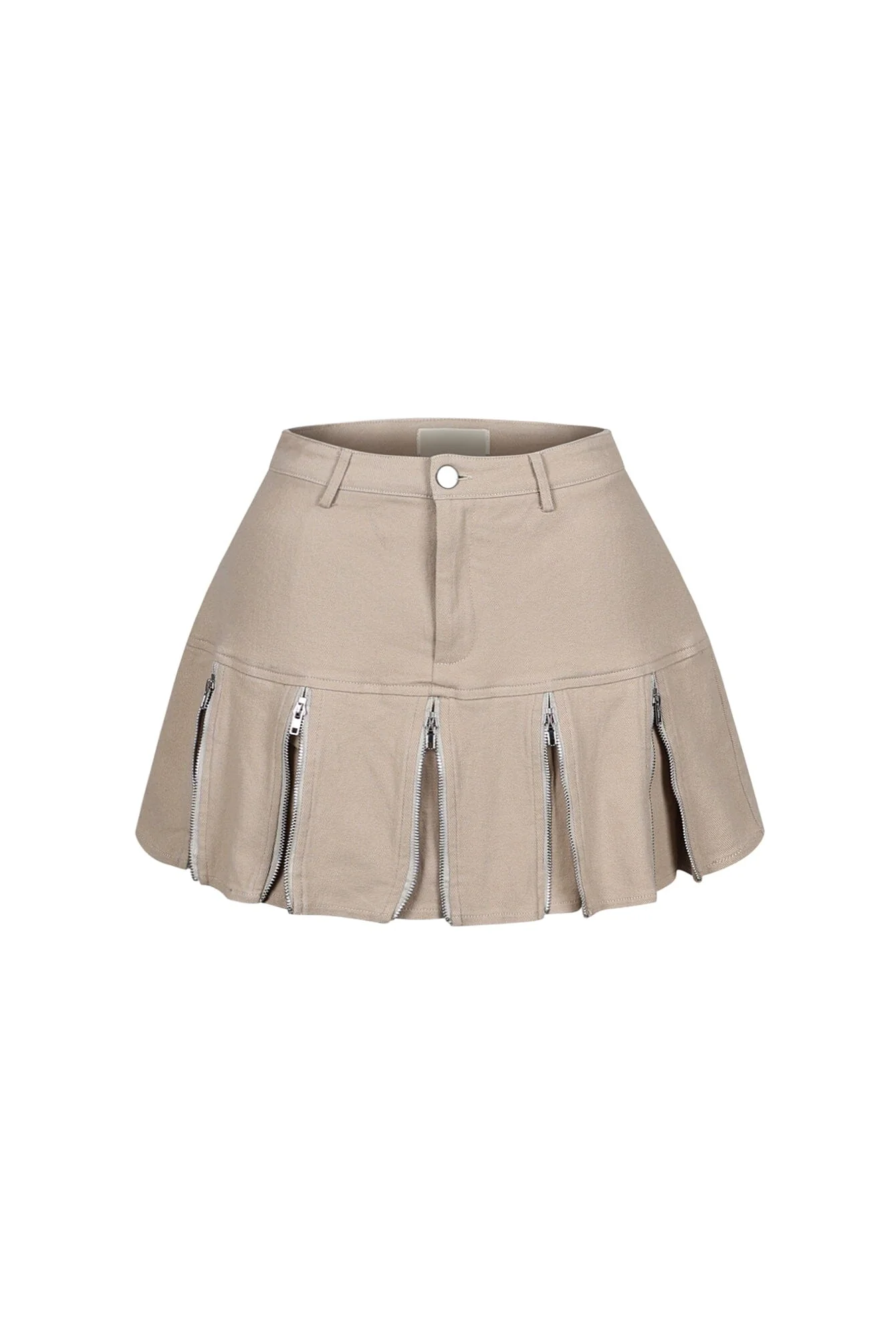 Jessica Multi Zipper Mini Skirt - Image 4