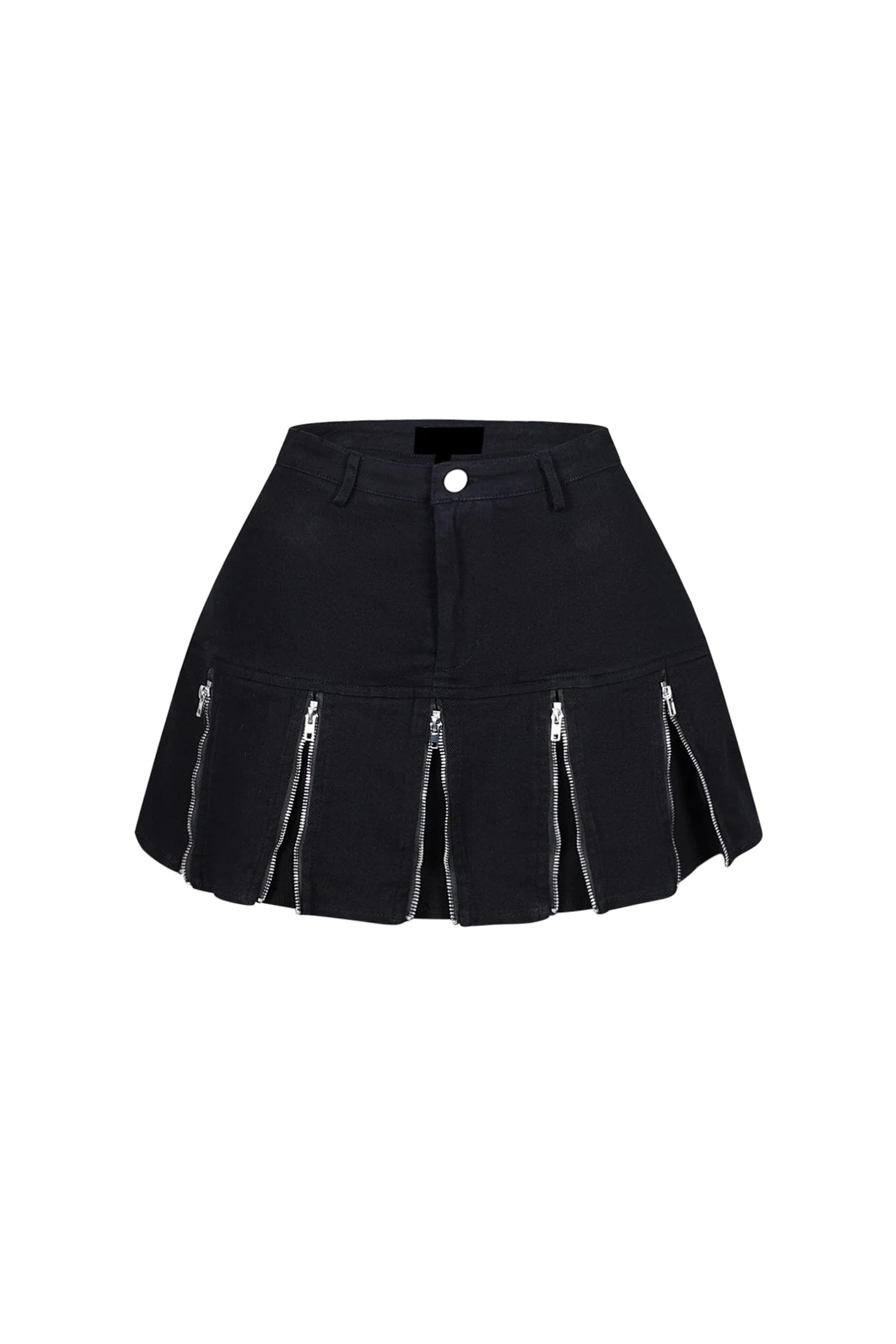 Jessica Multi Zipper Mini Skirt - Image 5