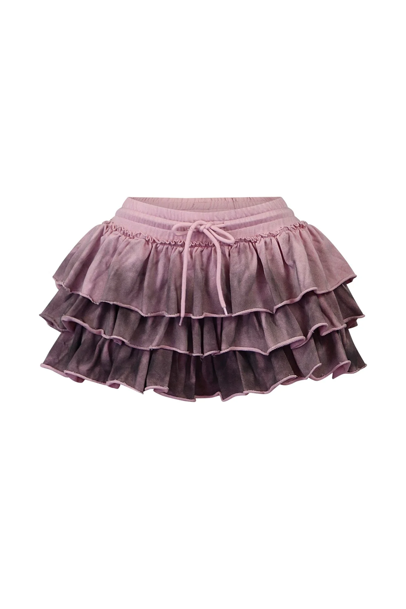 Jessie French Terry Ruffle Mini Skirt - Image 4