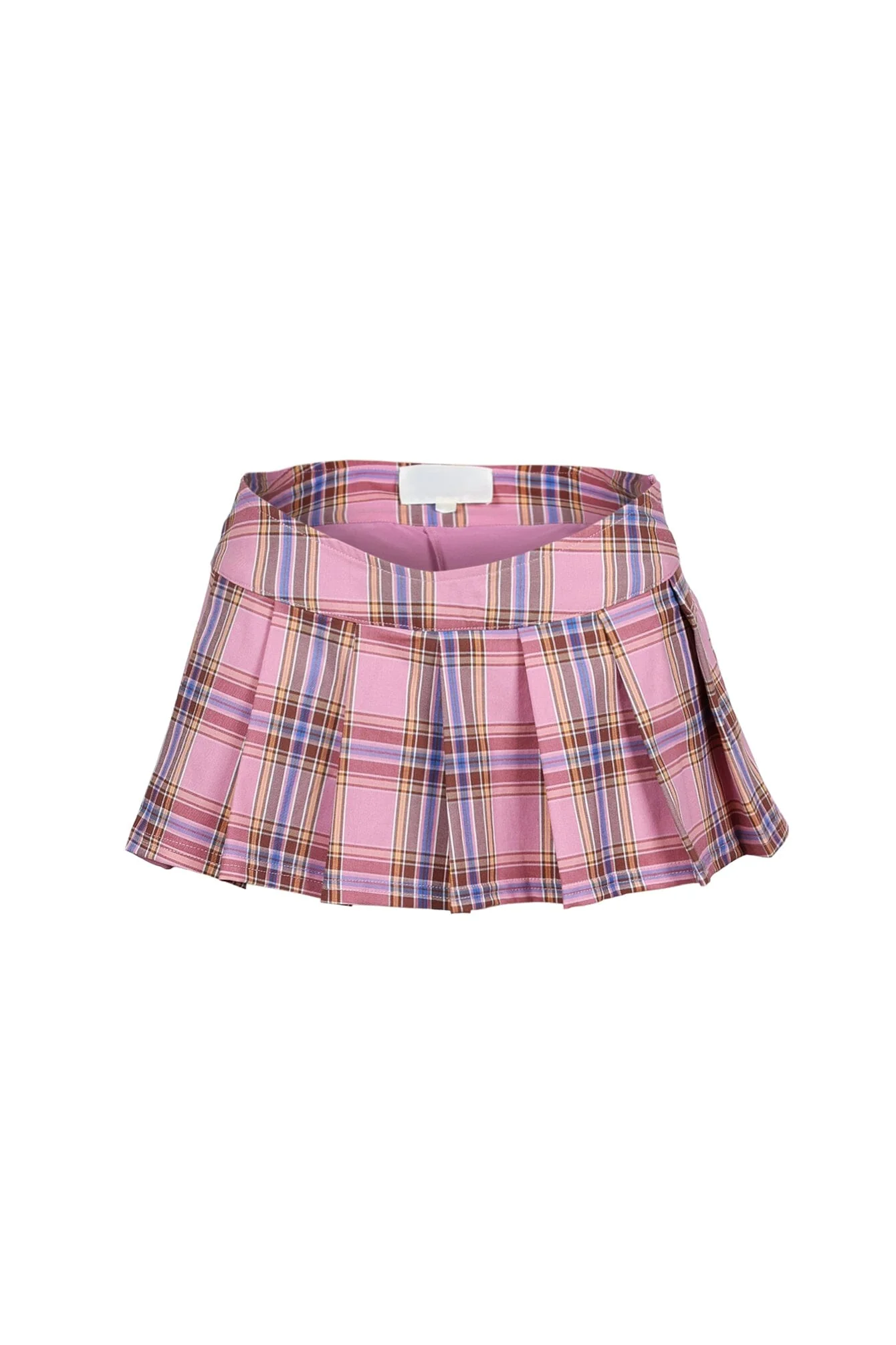 Kawai Plaid Low Rise Pleated Mini Skirt - Image 4