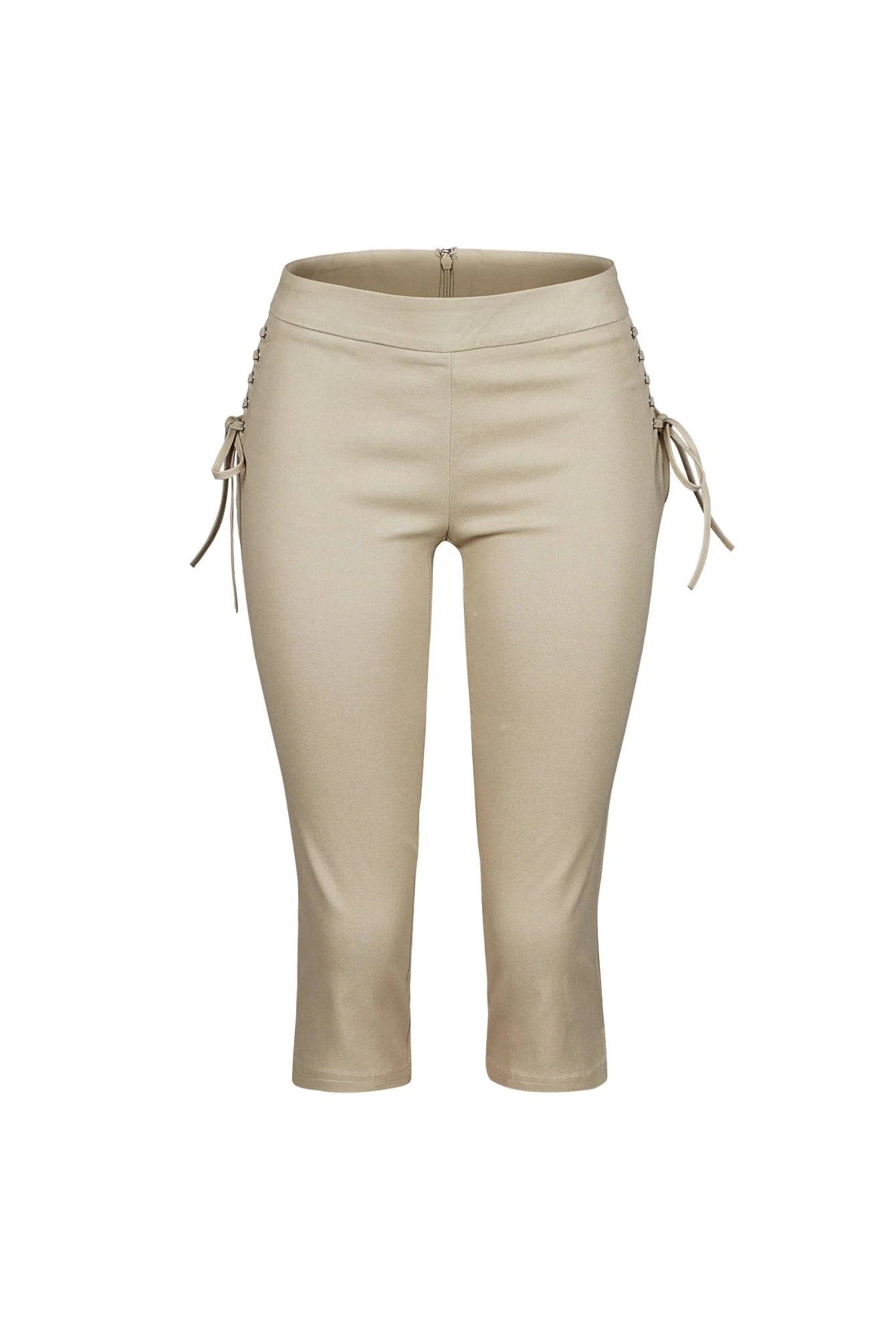 Kona Poplin Lace Up Capri Pants - Image 5