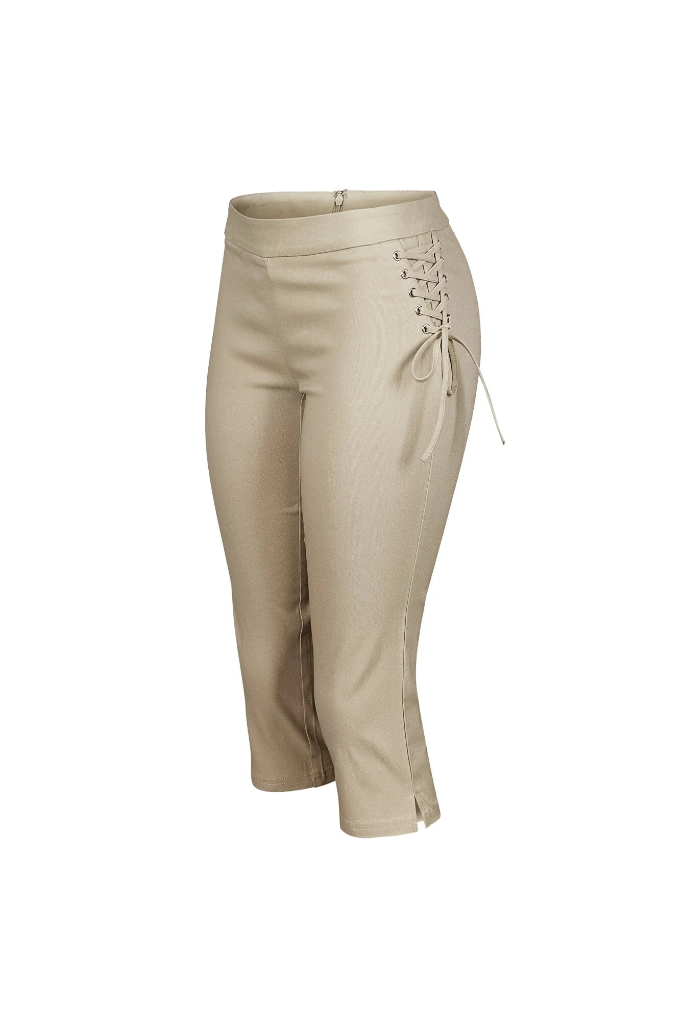 Kona Poplin Lace Up Capri Pants - Image 7