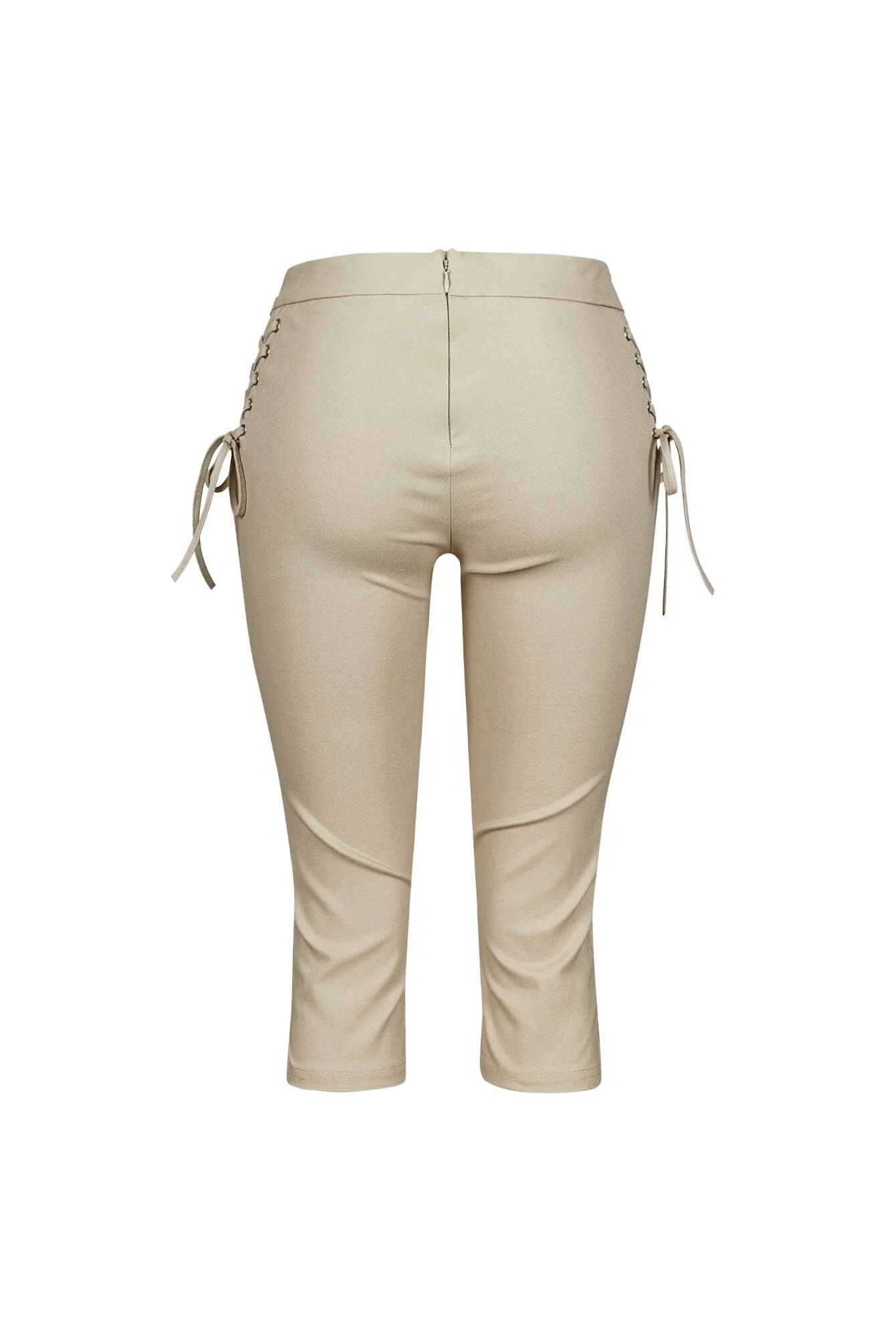 Kona Poplin Lace Up Capri Pants - Image 9