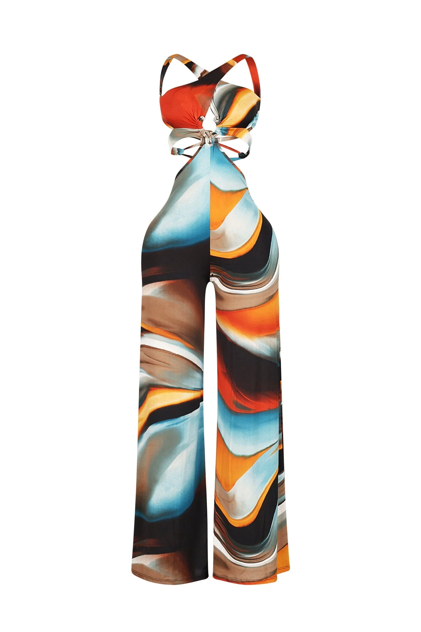 Lavia Halter Cut Out Jumpsuit - Image 3