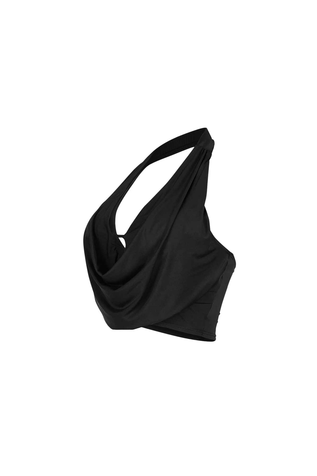 Lightweight Cowl Neck Crop Top - Image 10