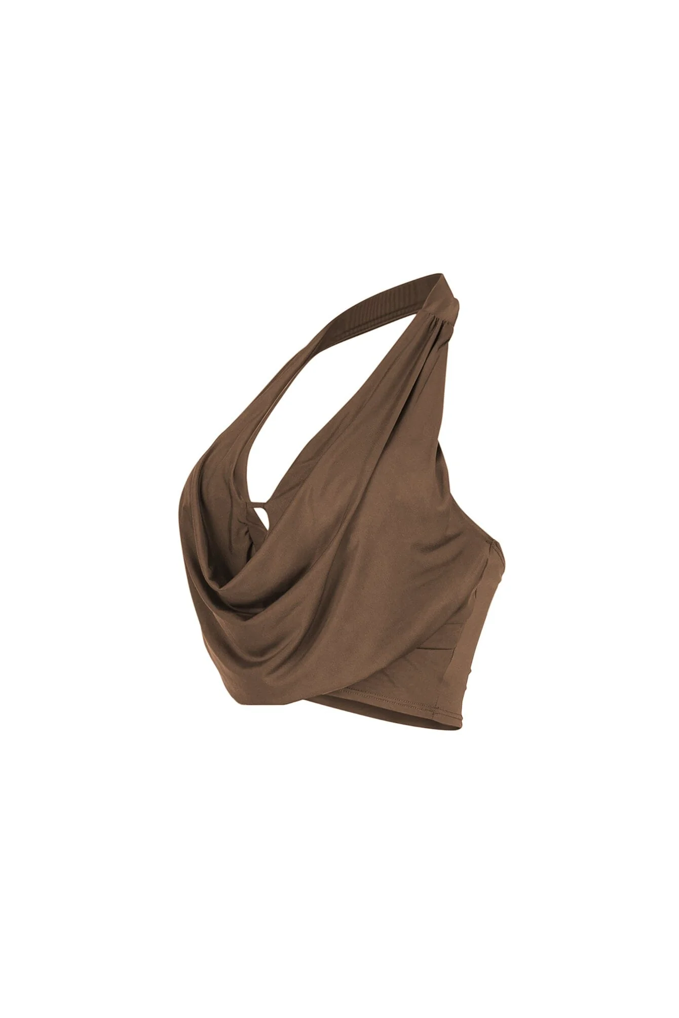 Lightweight Cowl Neck Crop Top - Image 11