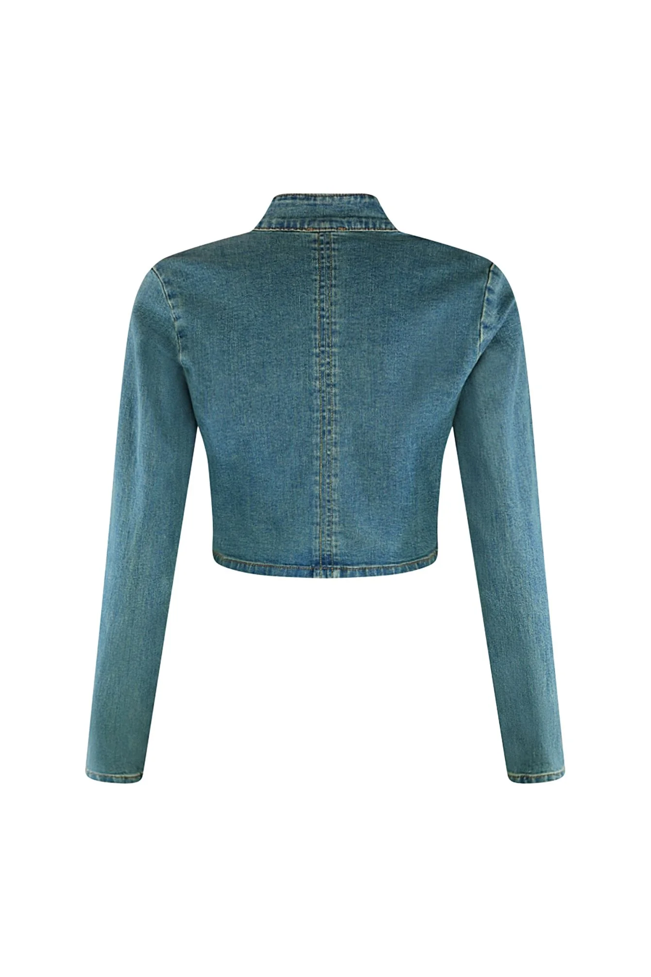 Lover Girl Denim Washed Graphic Jacket - Image 6