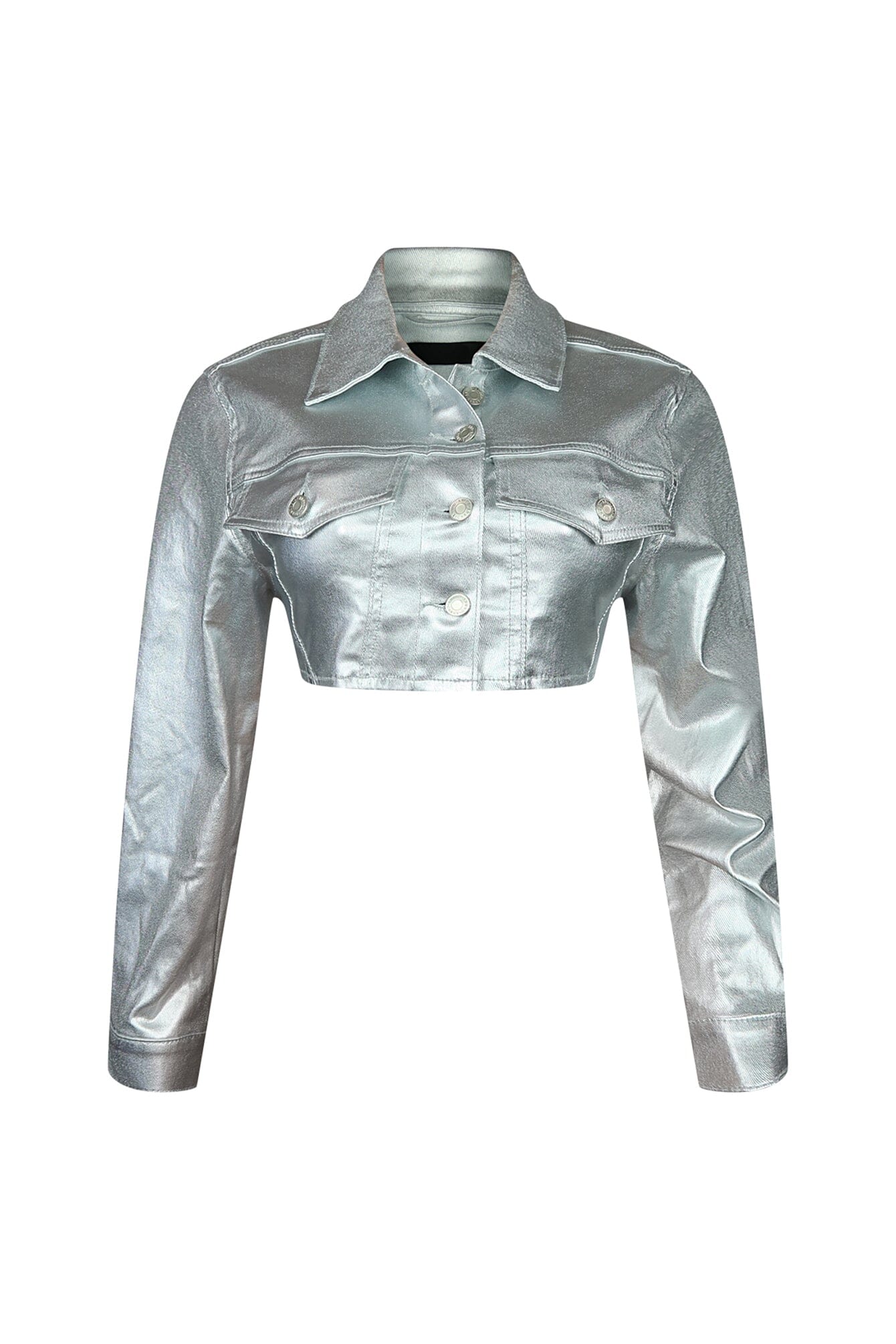 Loxley Metal Foiled Long Sleeve Jacket - Image 5