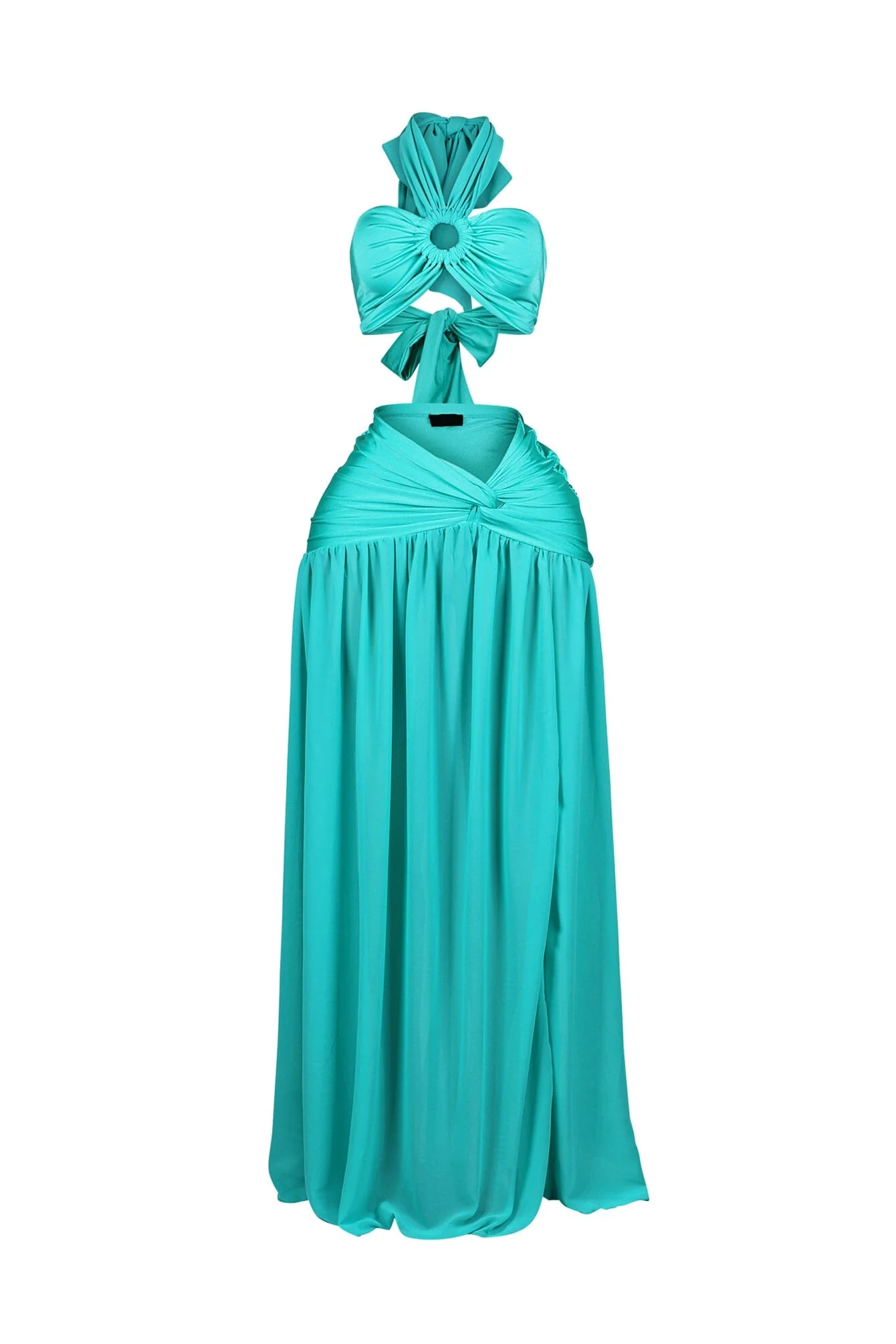 Lunara Slinky Halter Top & Skirt SET - Image 6