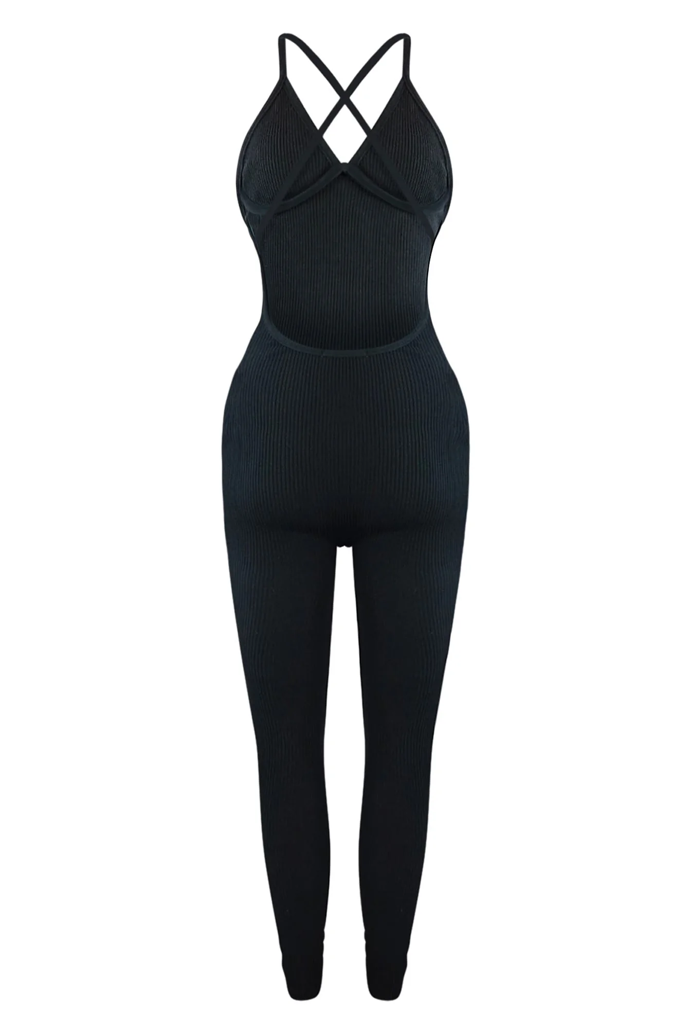 Major Moment Ribbed Knit Jumpsuit - Image 3