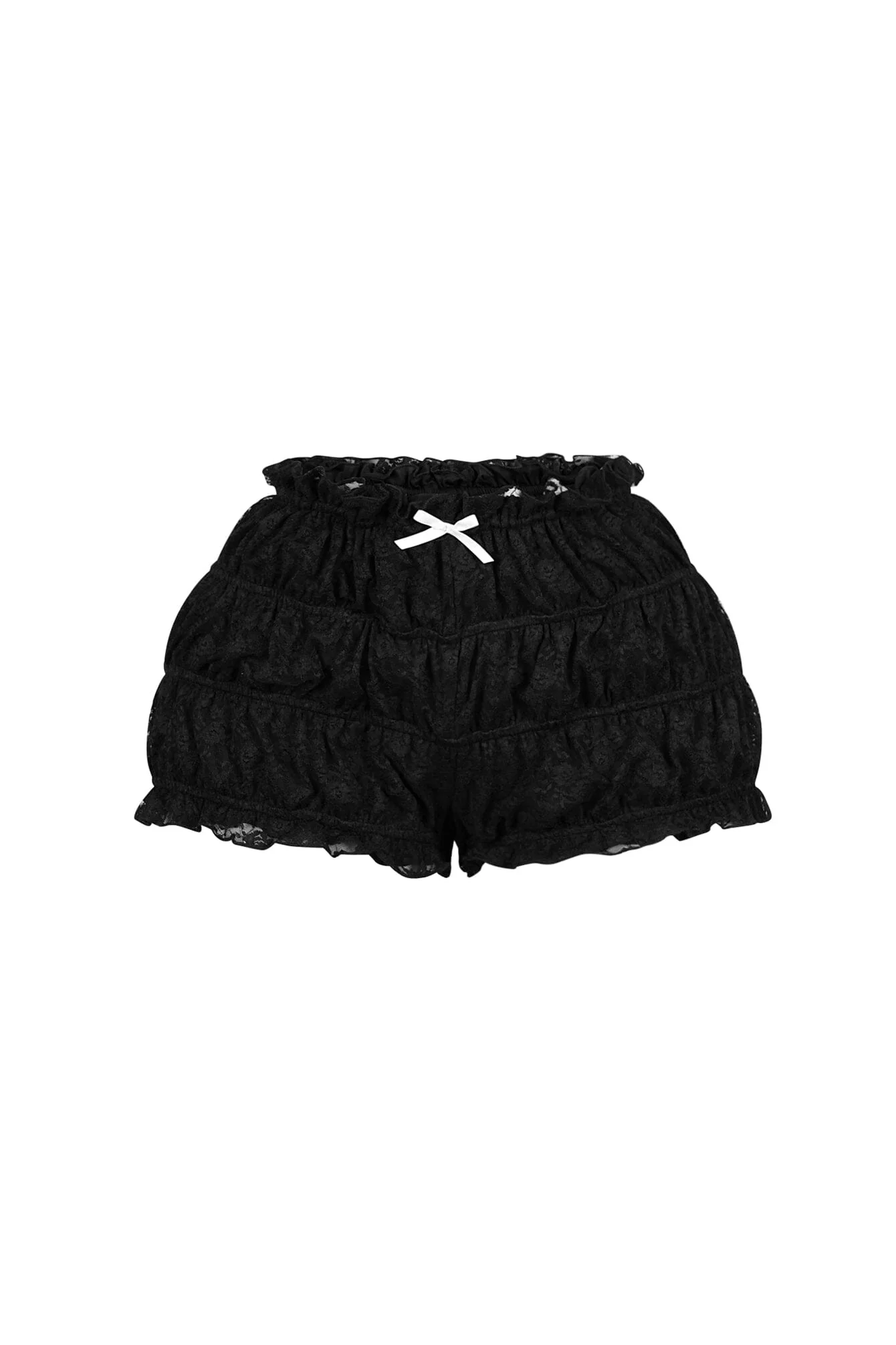 Marley Bow Detail Ruffle Shorts - Image 4