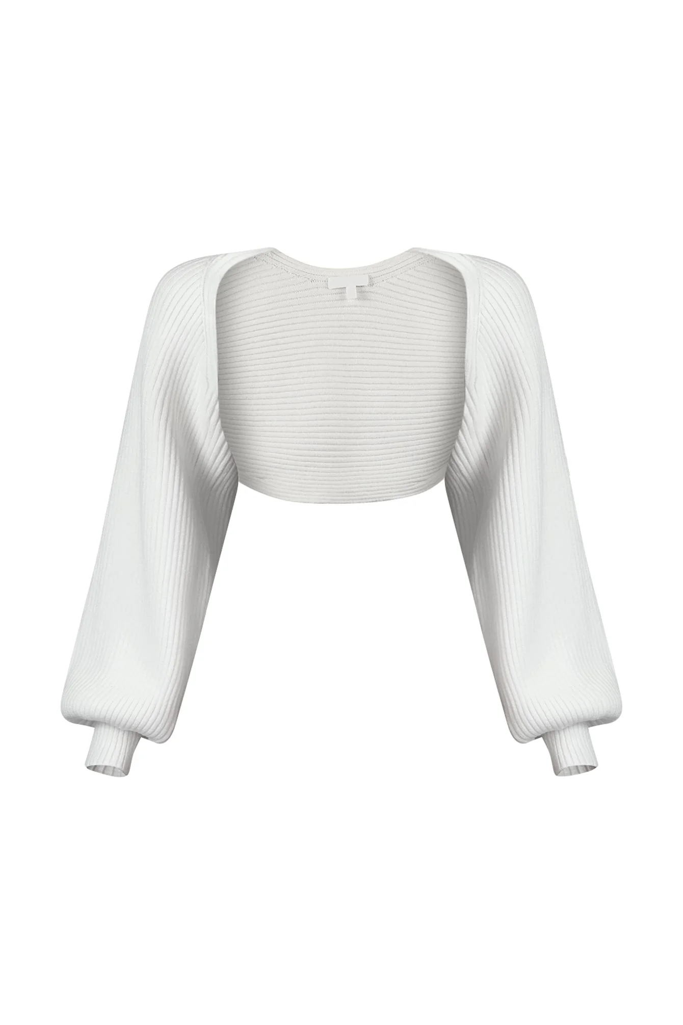 Matilda Ribbed Knit Bolero Cardigan - Image 7