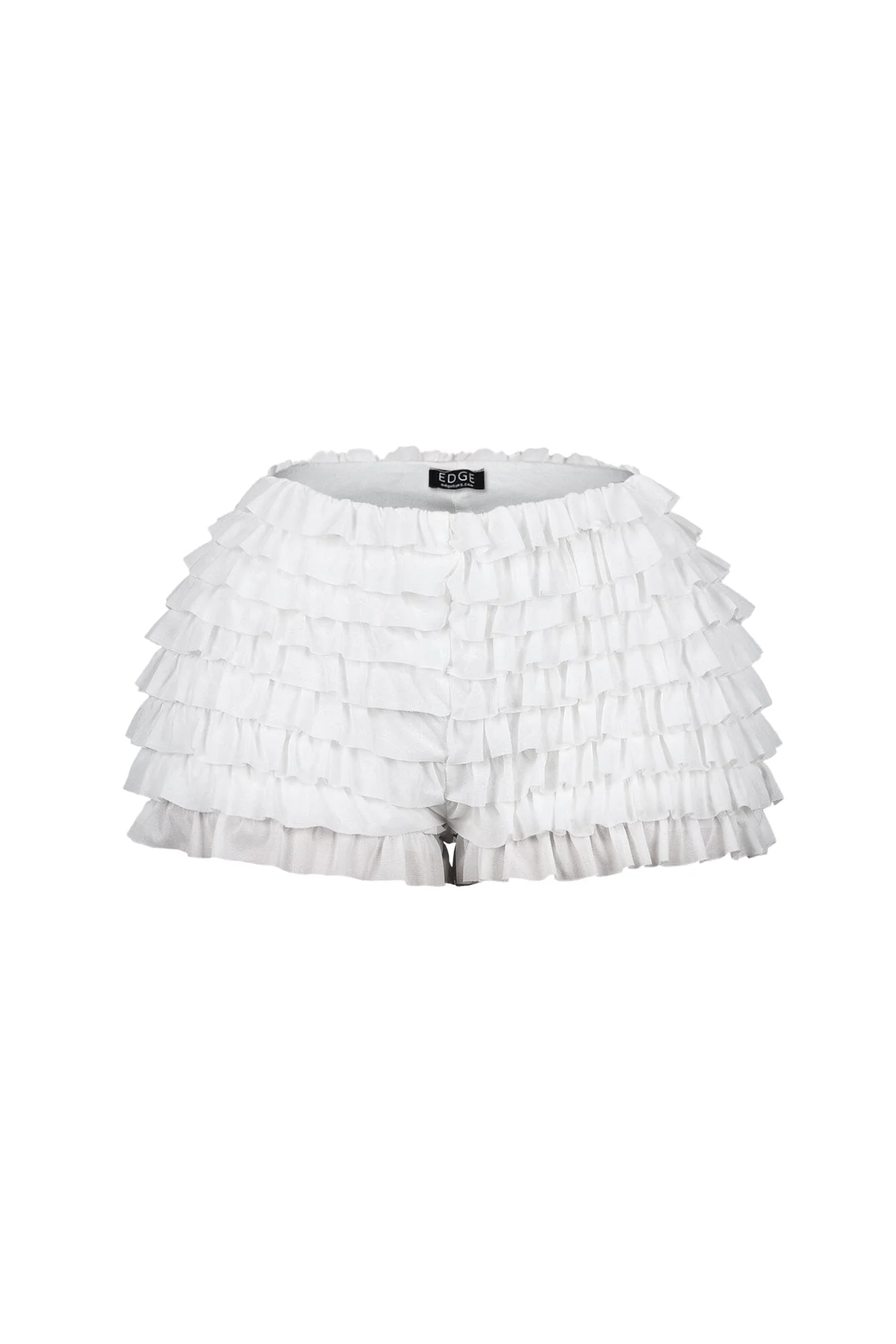 Maven Mesh Ruffle Micro Shorts - Image 6