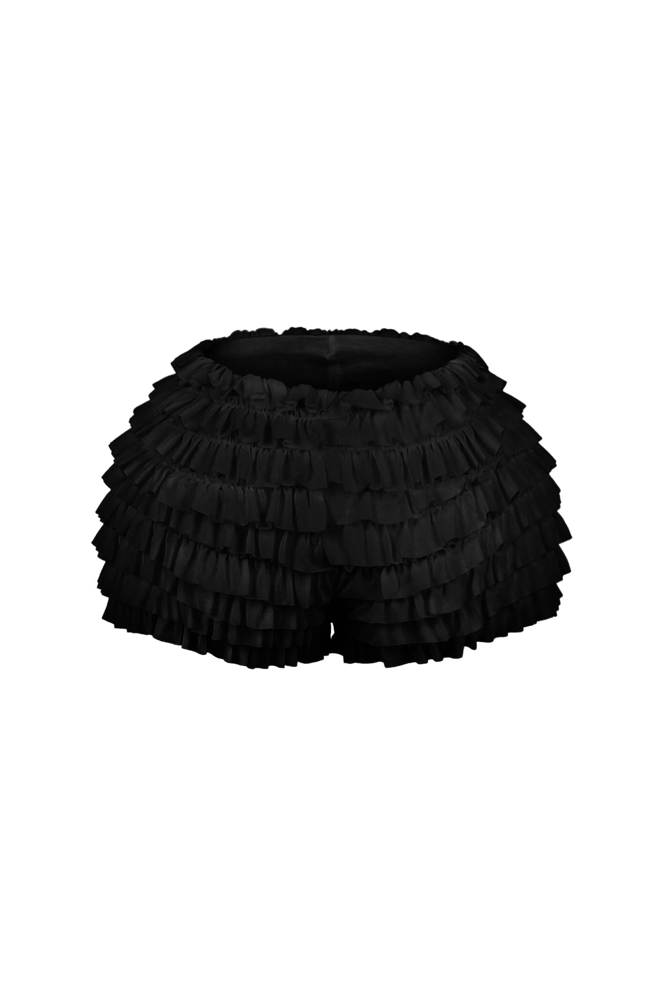 Maven Mesh Ruffle Micro Shorts - Image 7