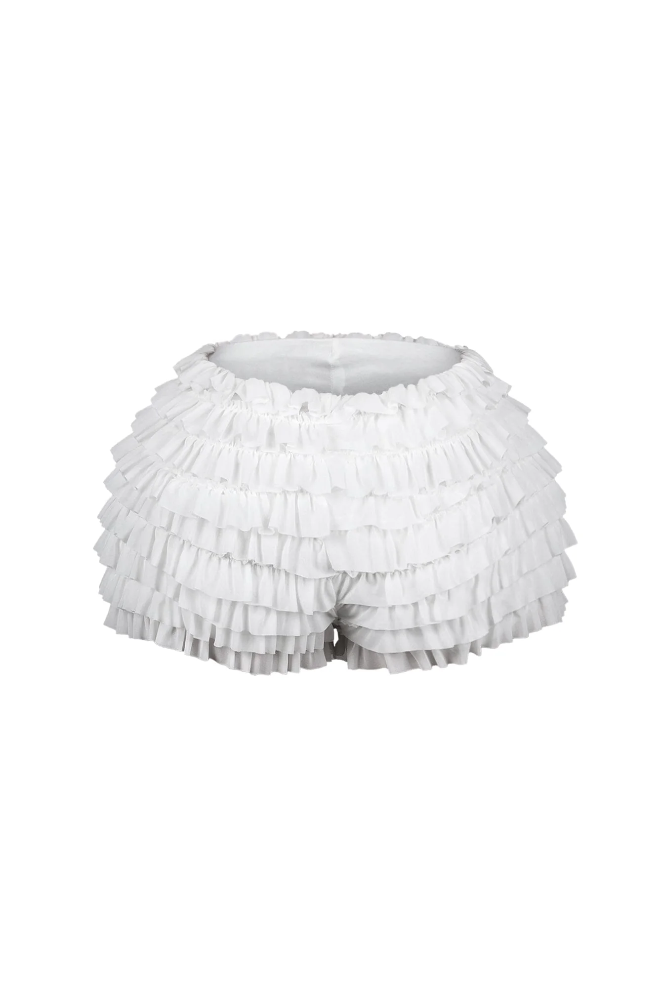 Maven Mesh Ruffle Micro Shorts - Image 8