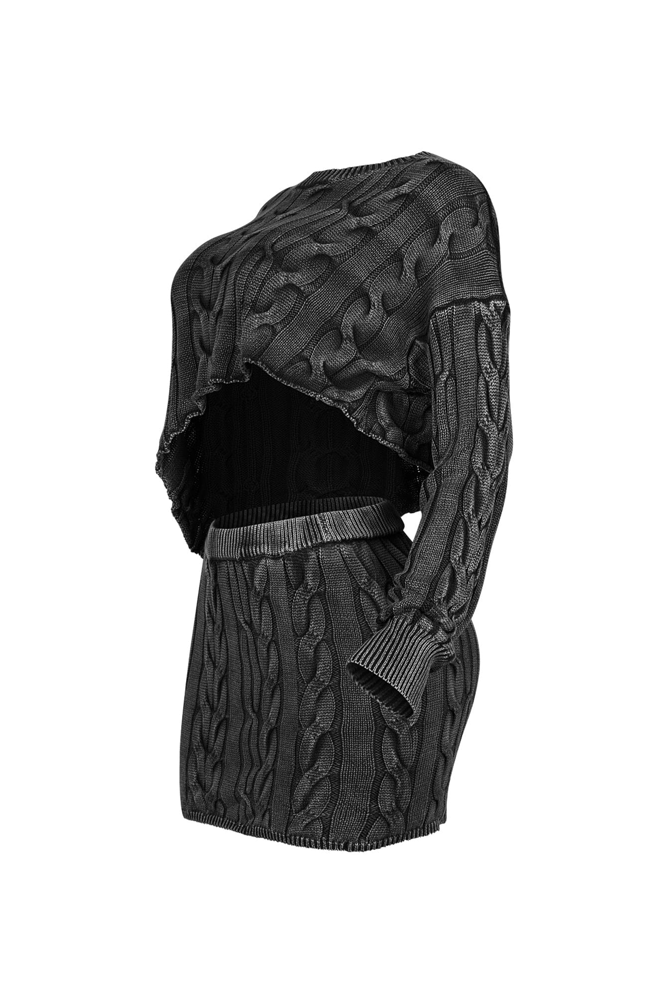 Melissa Mineral Wash Sweater & Skirt SET - Image 6