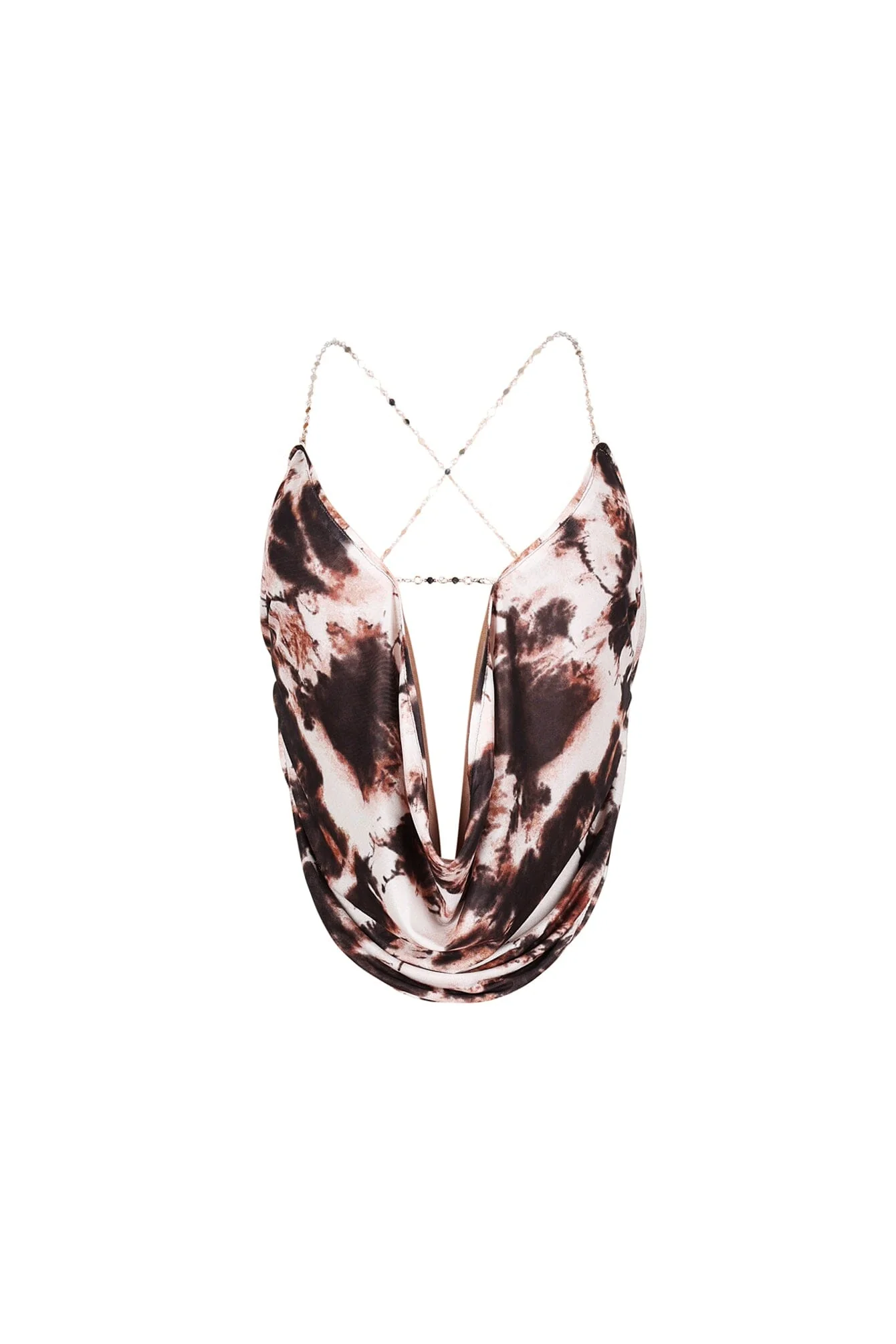 Mesh Meets Chain Halter Top - Image 3