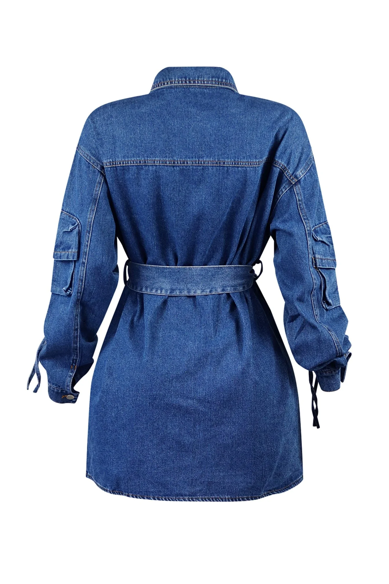 Meyer Oversized Cargo Denim Jacket - Image 4