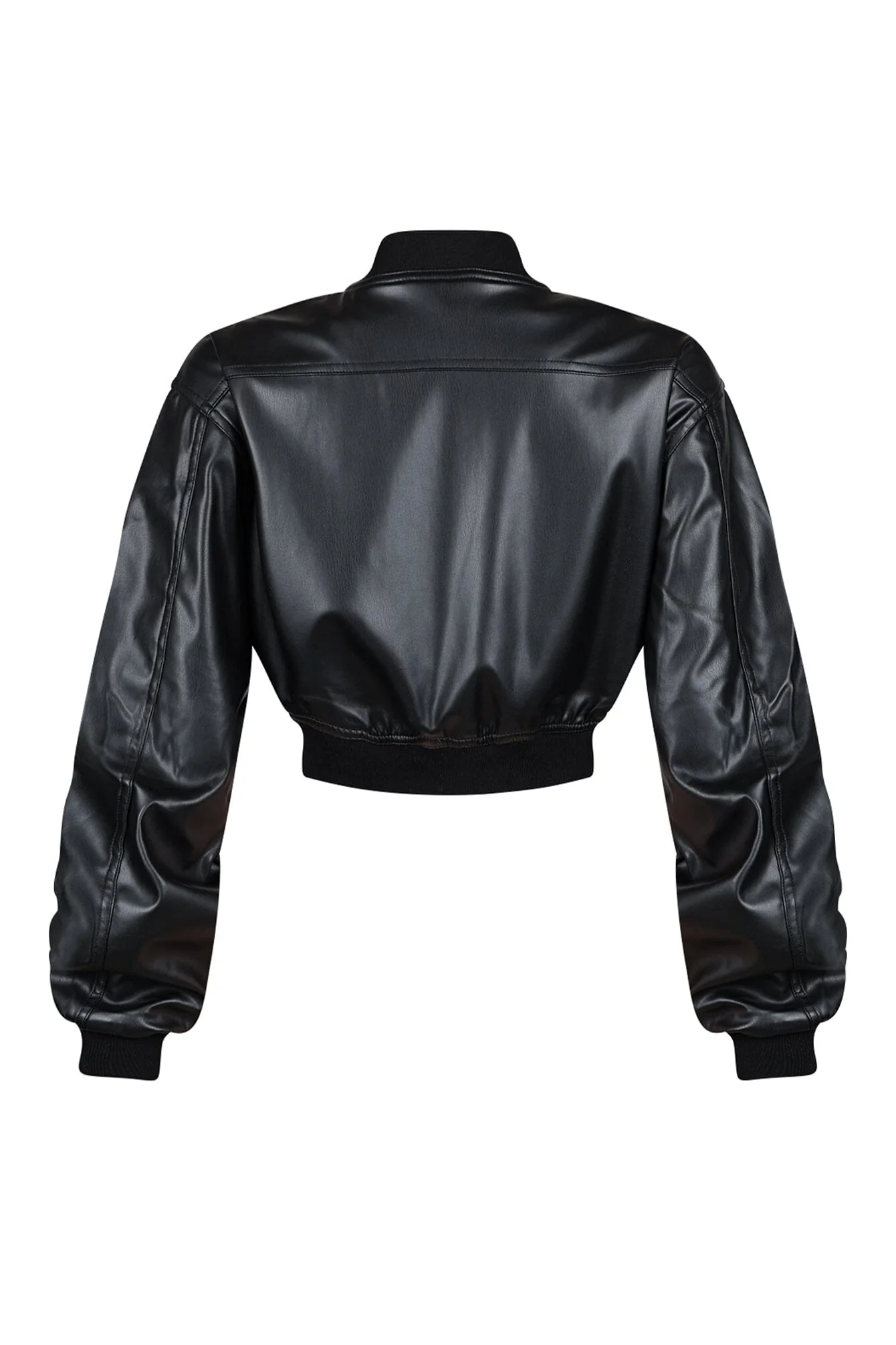 Milan Faux Leather Cargo Jacket - Image 5