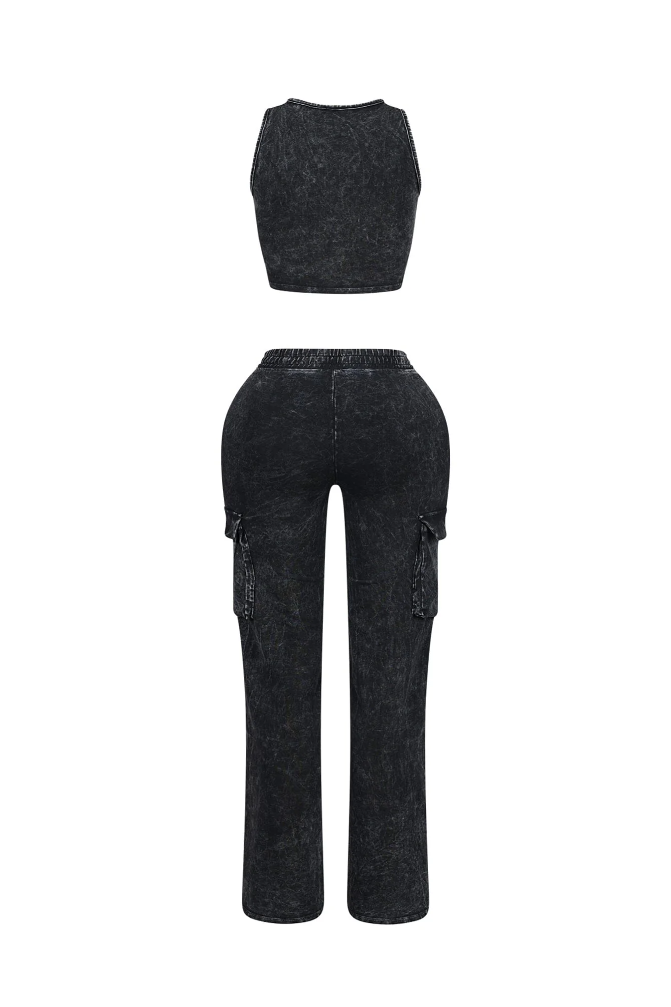 Money Dep Mineral Washed Top & Pants SET - Image 5