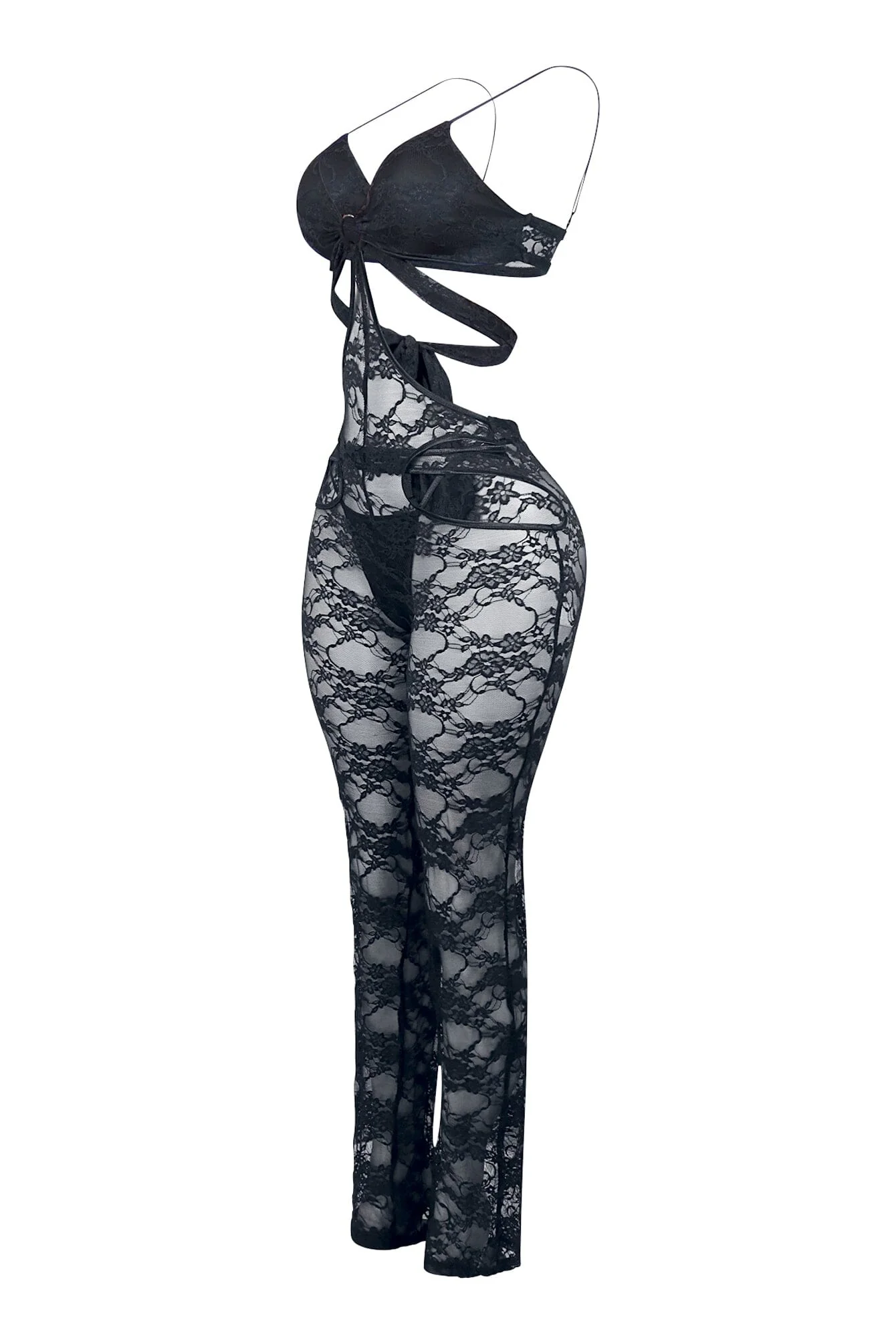 Need It Today Lace Cut Out Cami Jumpsuit - Image 3