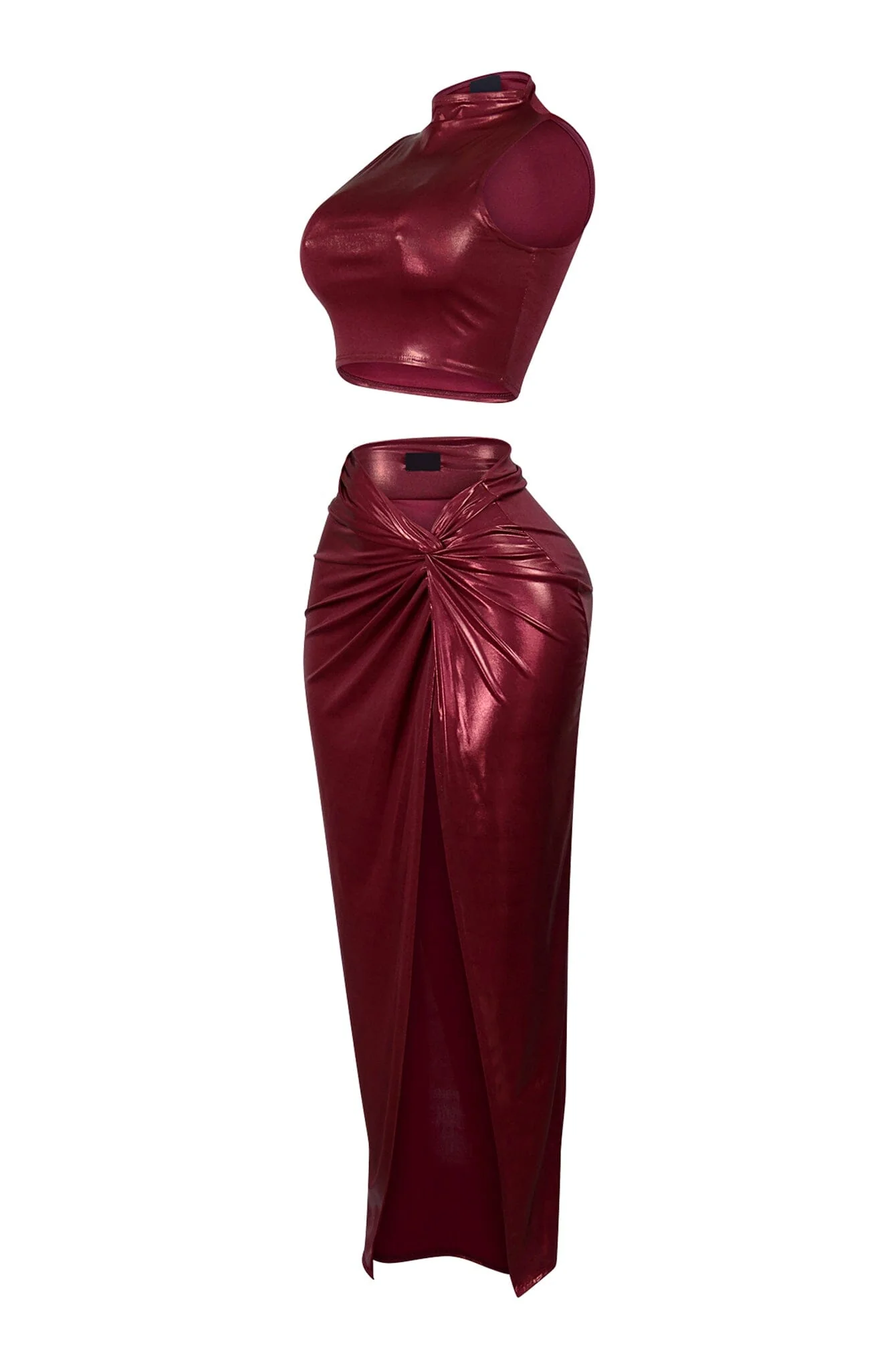 New Galaxy Metallic Top & Skirt SET - Image 5