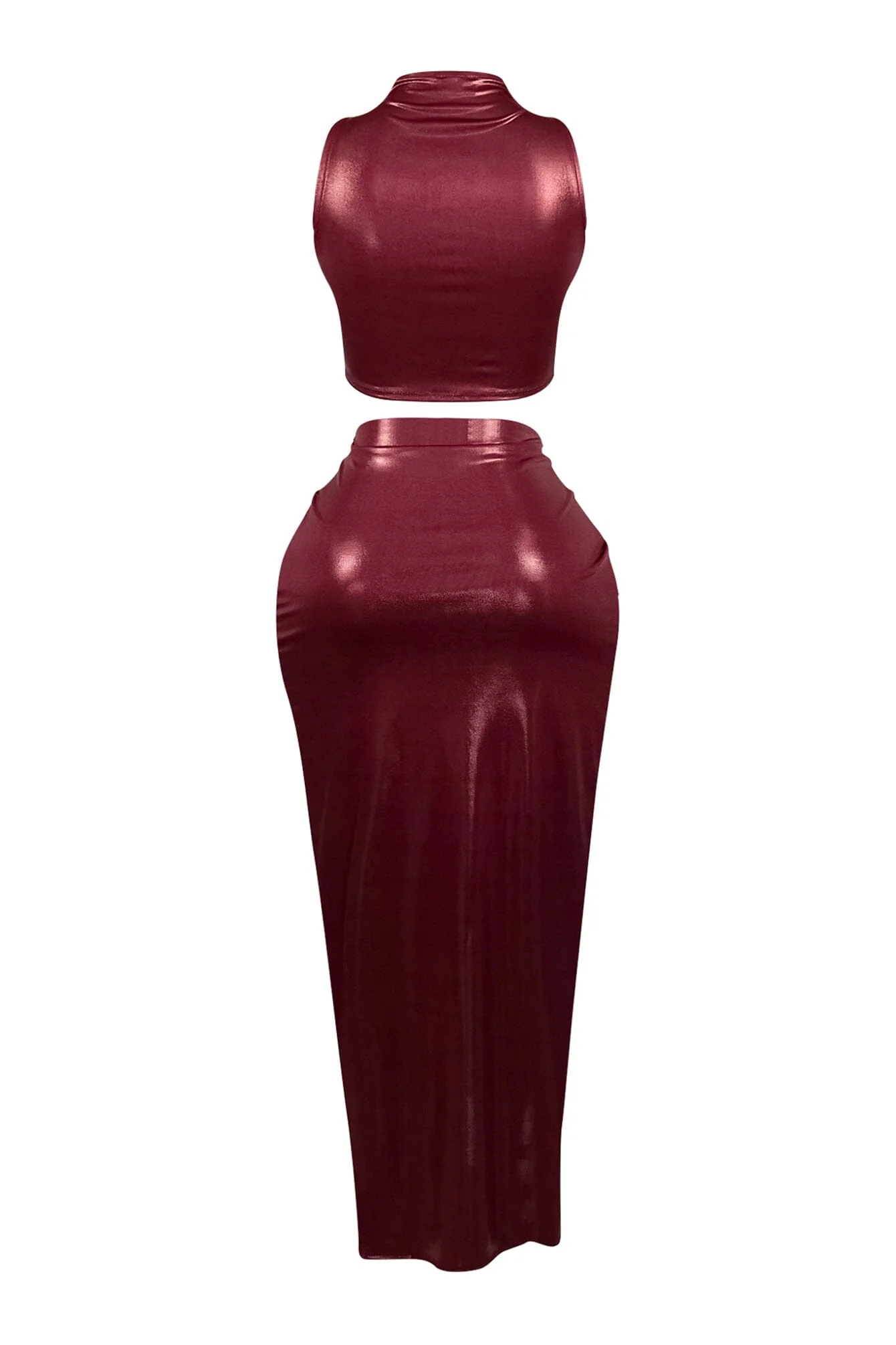 New Galaxy Metallic Top & Skirt SET - Image 6