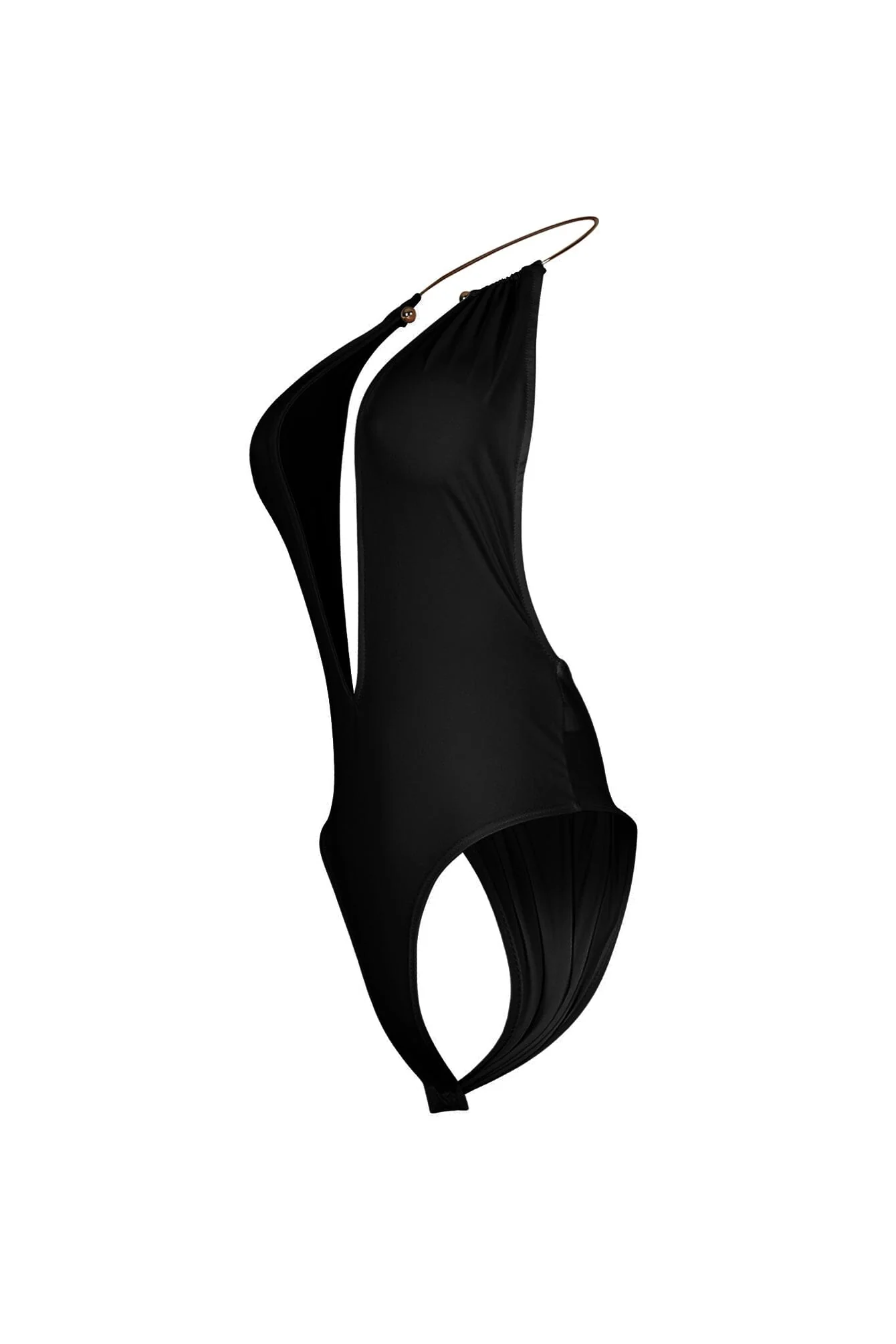 Nico Gold Choker Deep V Bodysuit - Image 11