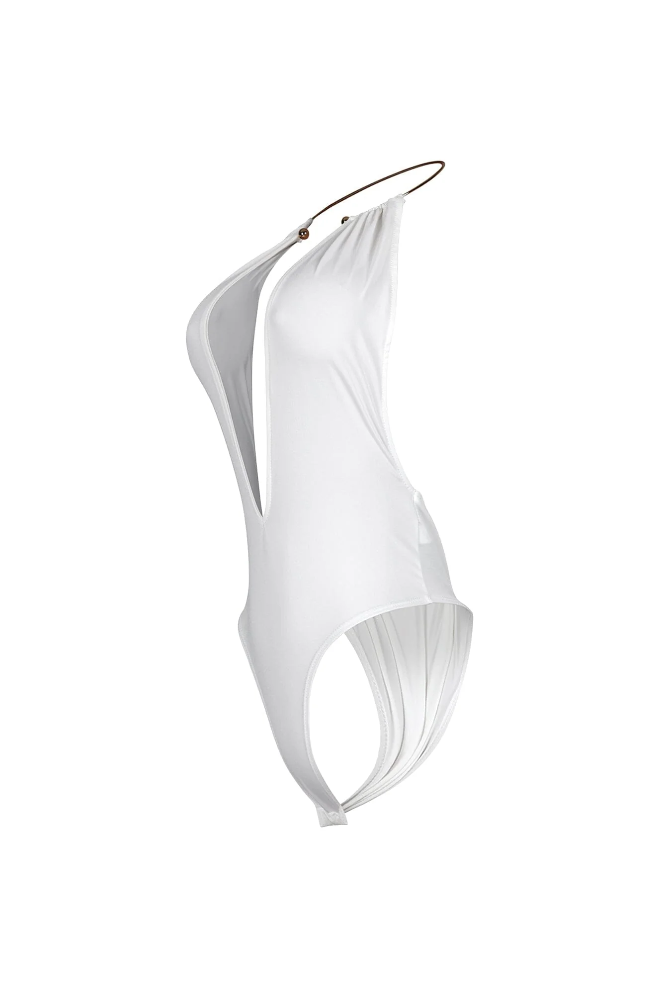 Nico Gold Choker Deep V Bodysuit - Image 12