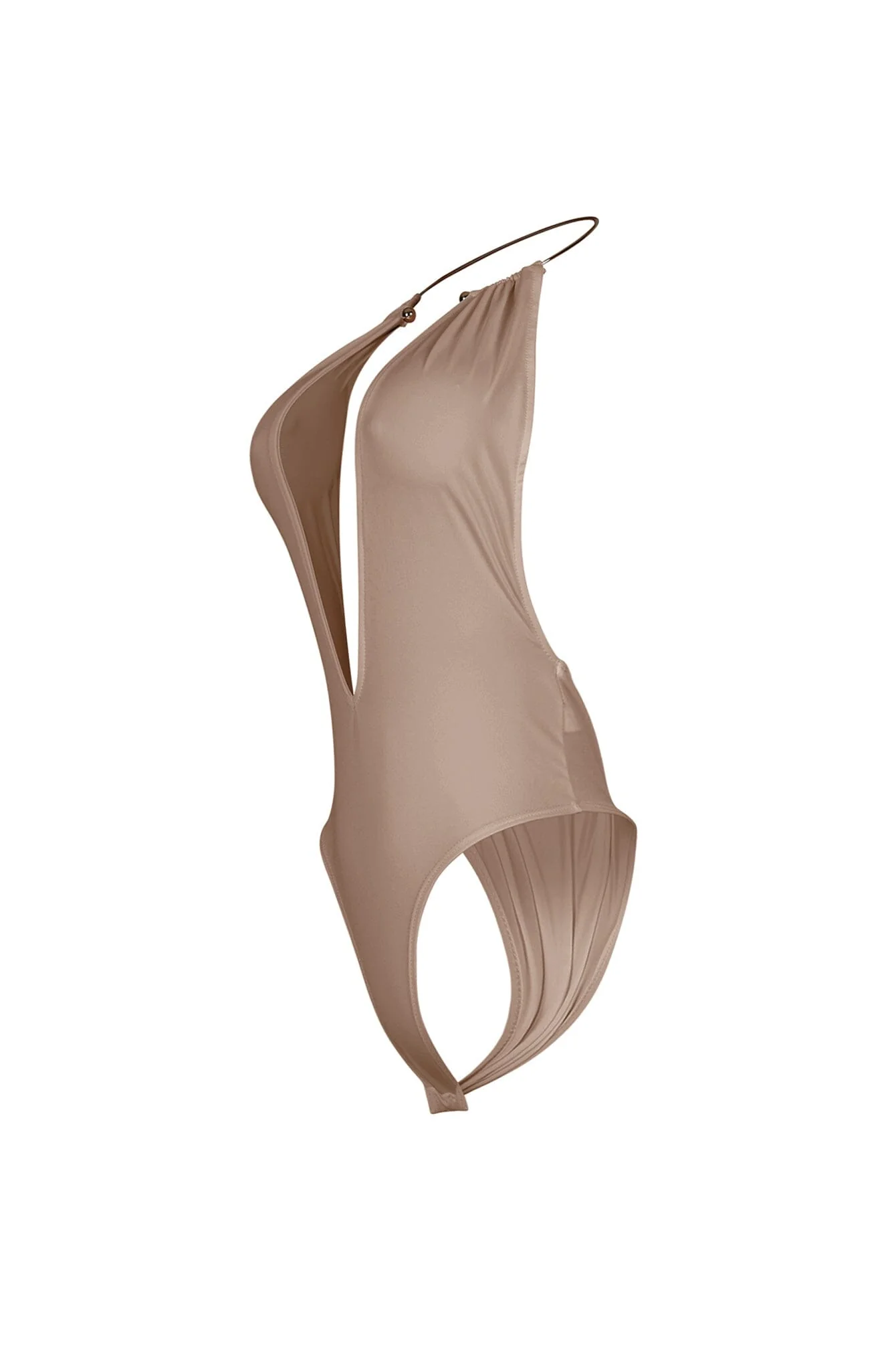 Nico Gold Choker Deep V Bodysuit - Image 13