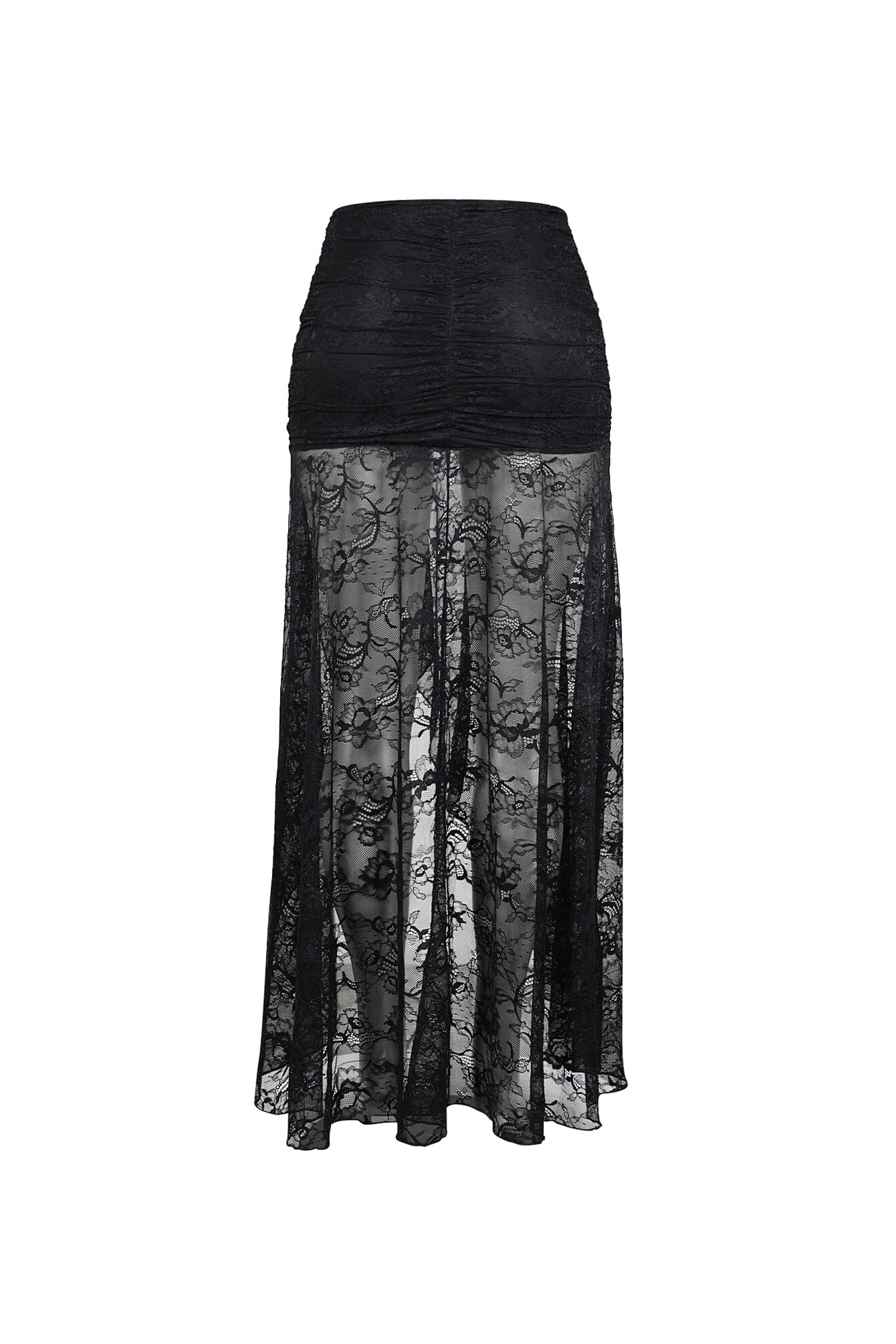 Noctelle Nights Mesh Lace Midi Skirt - Image 5