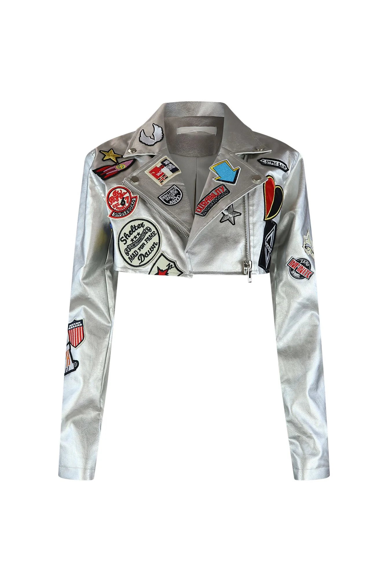 Pegasus Faux Leather Jacket - Image 3