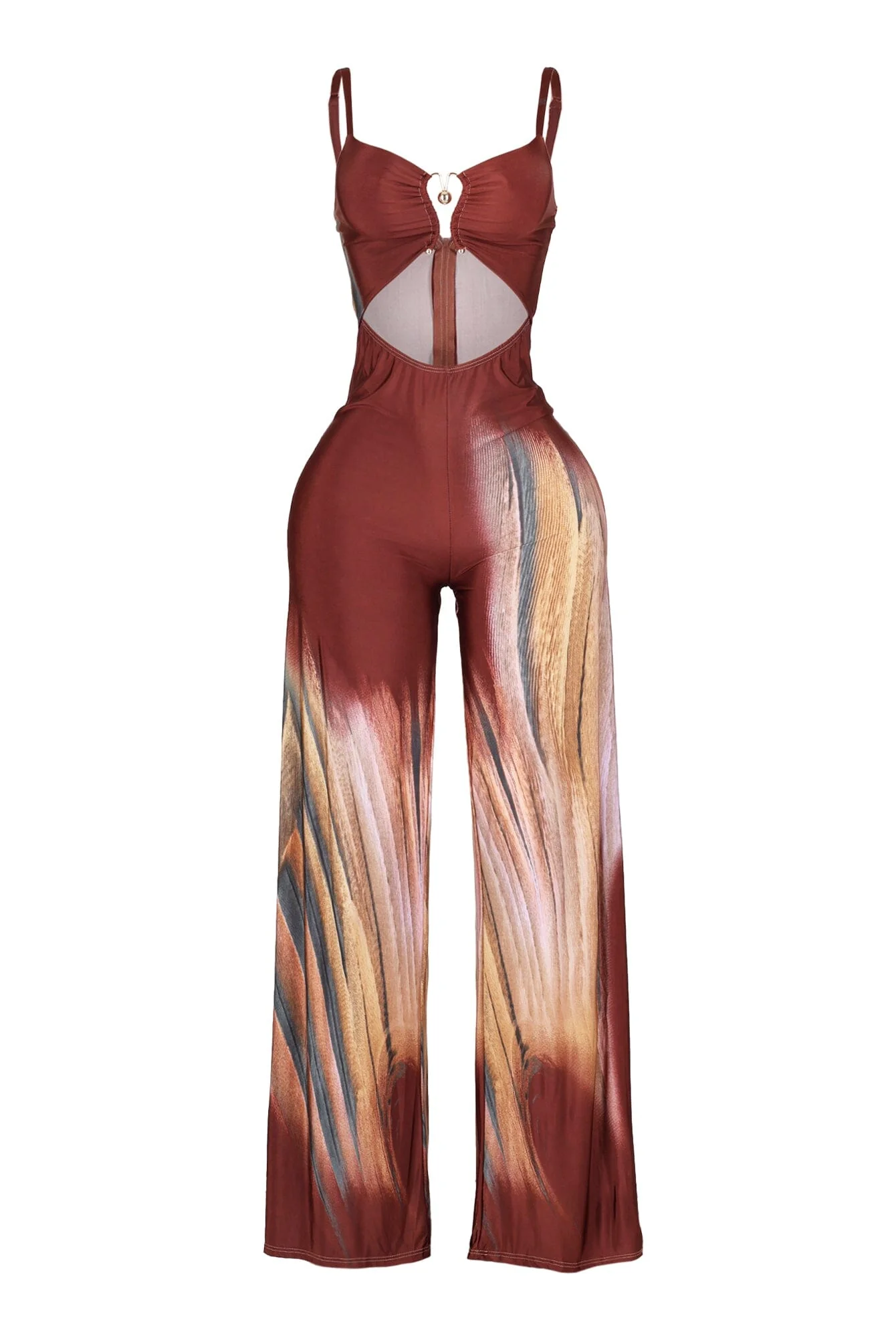 Playing Me Print Cami Jumpsuit - Image 5