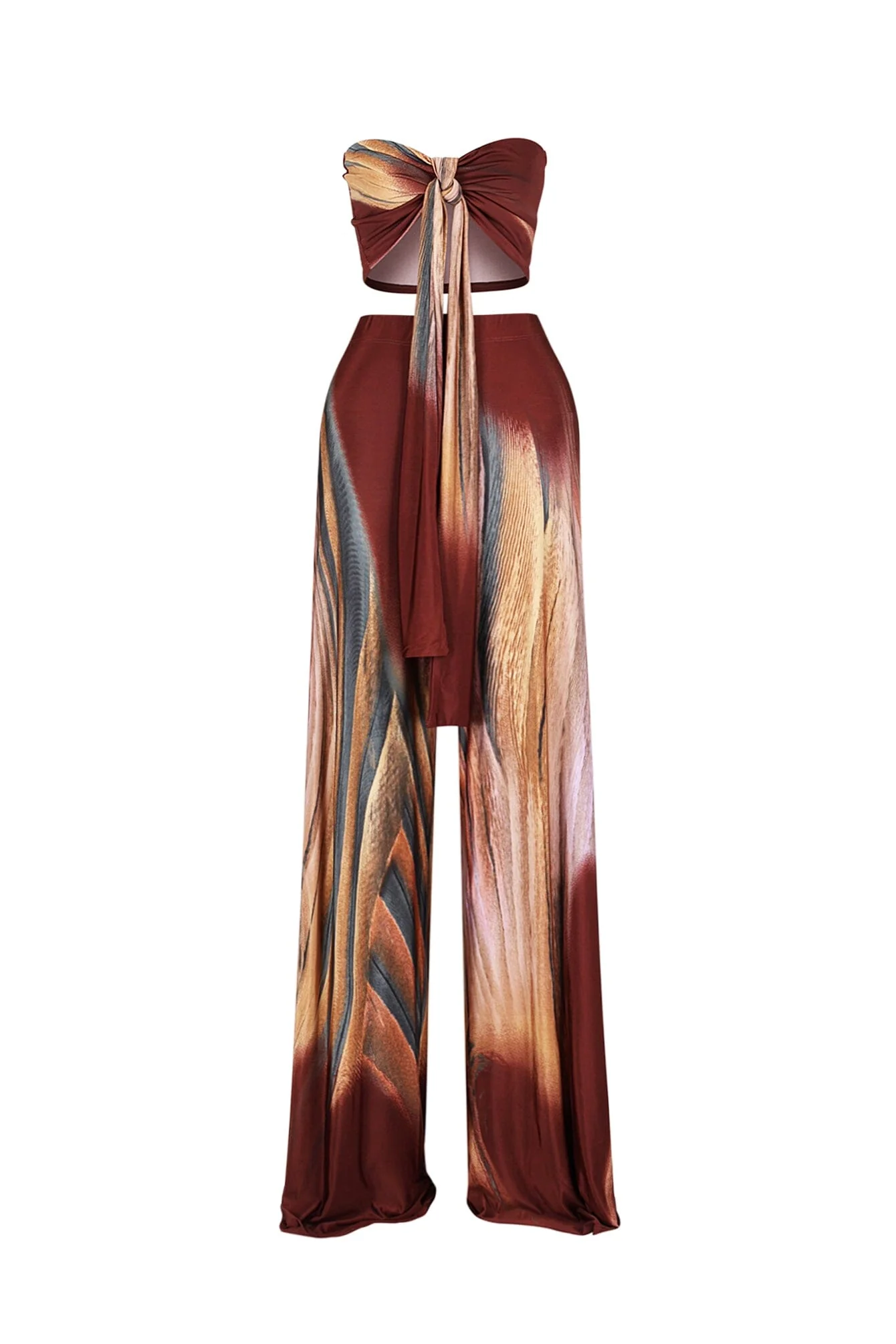 Playing Me Print Top & Pants SET - Image 5