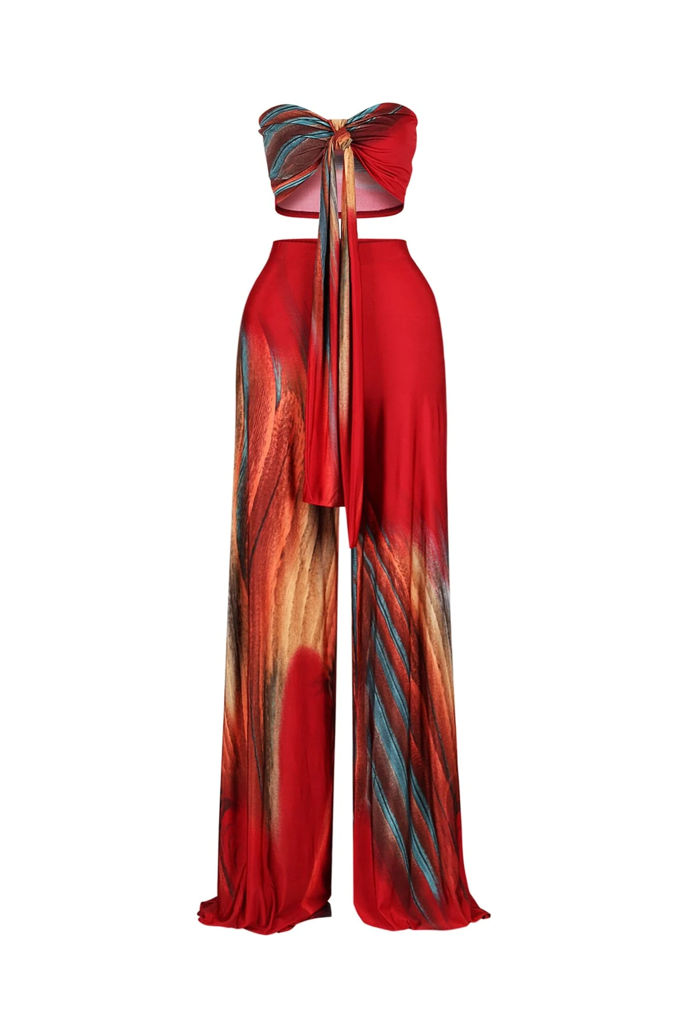 Playing Me Print Top & Pants SET - Image 6