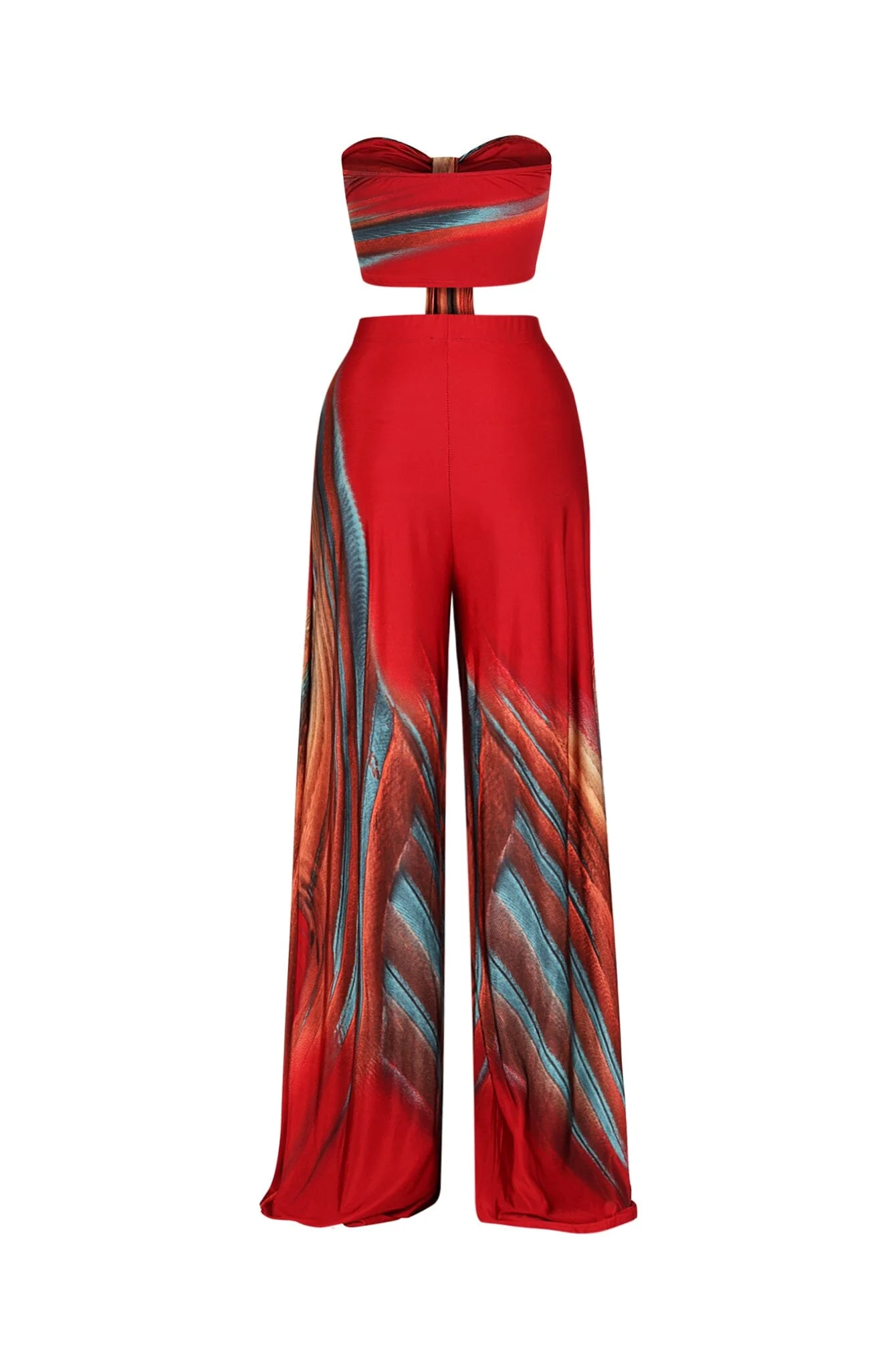 Playing Me Print Top & Pants SET - Image 8