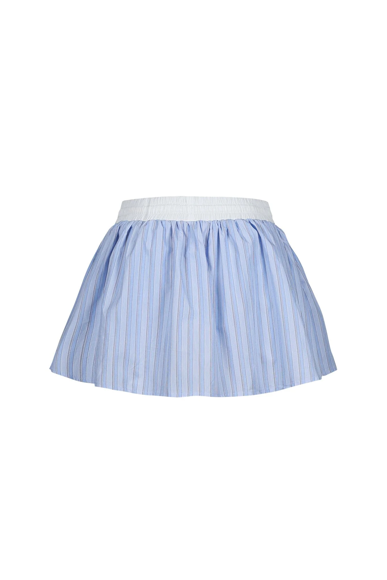 Ponyo Pinstripe Poplin Mini Skirt - Image 4