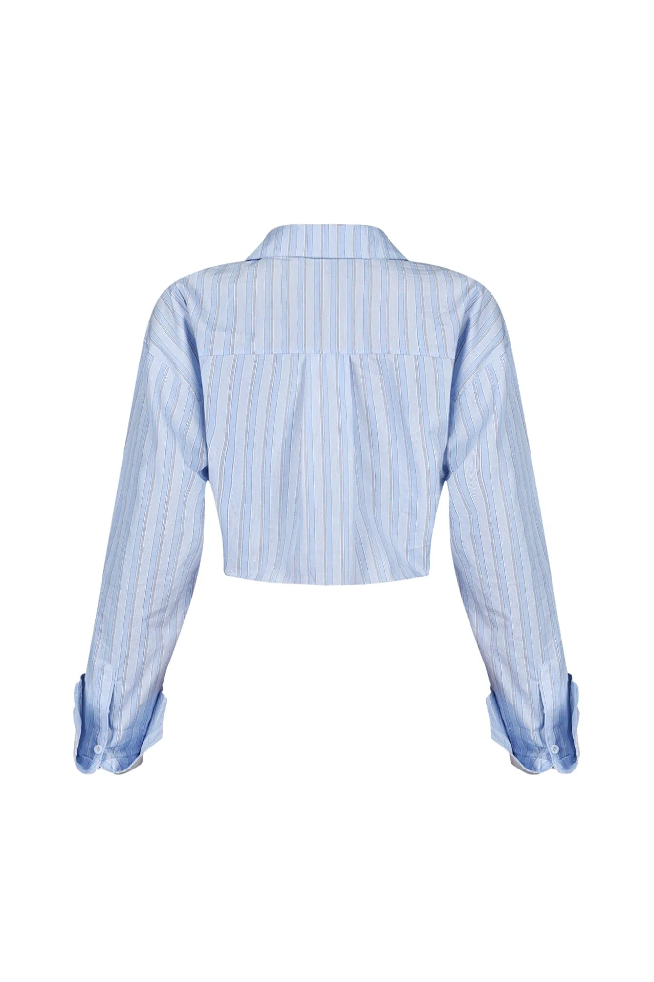 Ponyo Pinstripe Poplin Shirt Top - Image 6