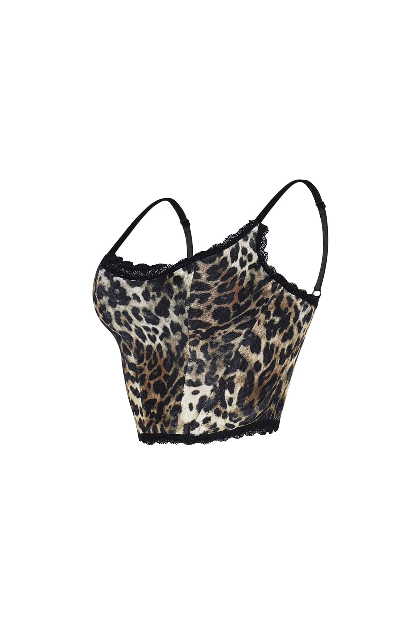 Prowl Leopard Lace Cami Top - Image 4