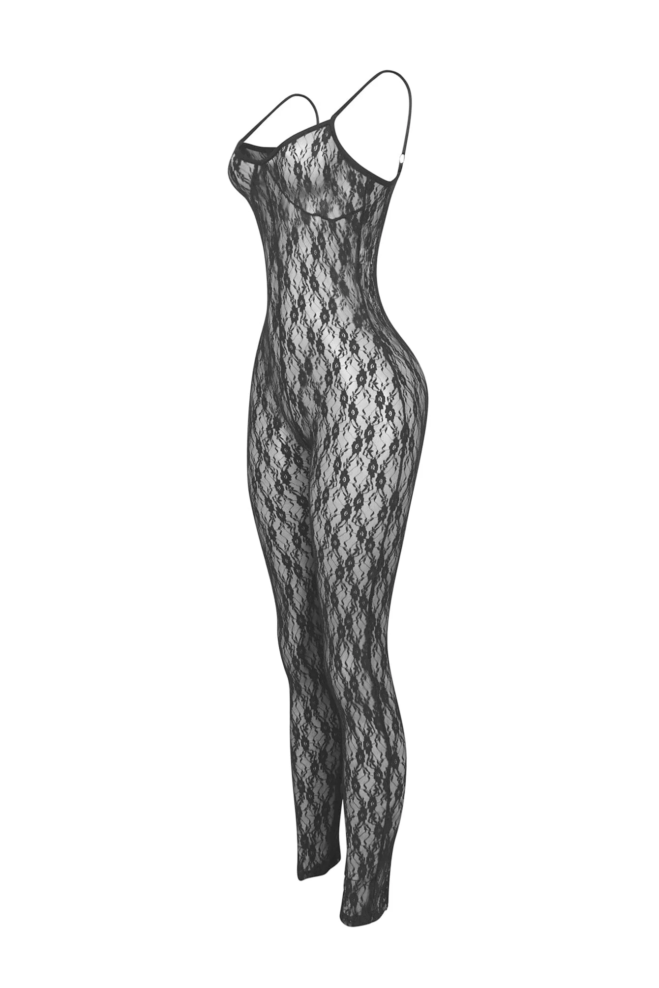 Ready to Slay Skinny Leg Lace Jumpsuit - Image 4
