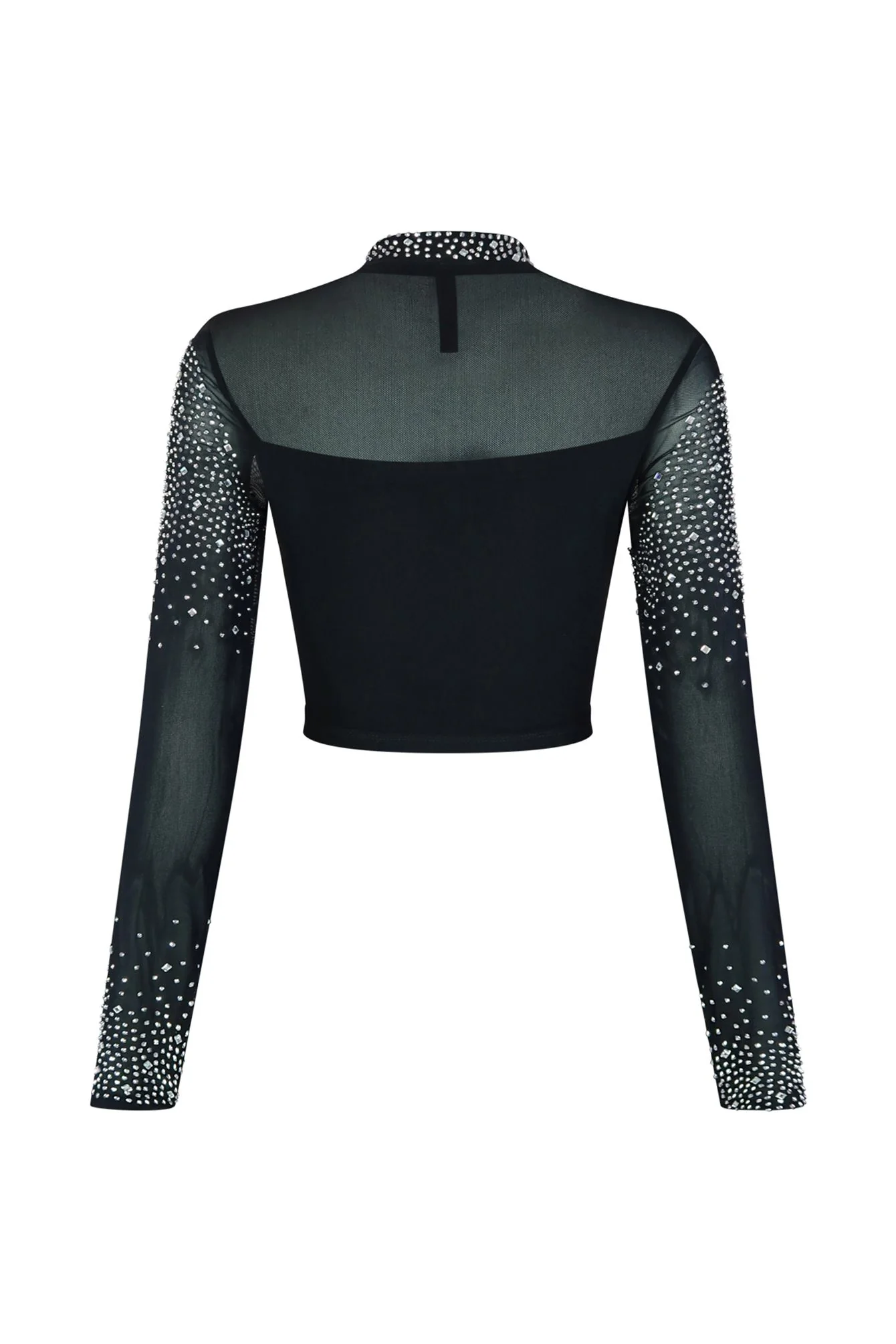 Galore Rhinestone Mesh Top - Image 3