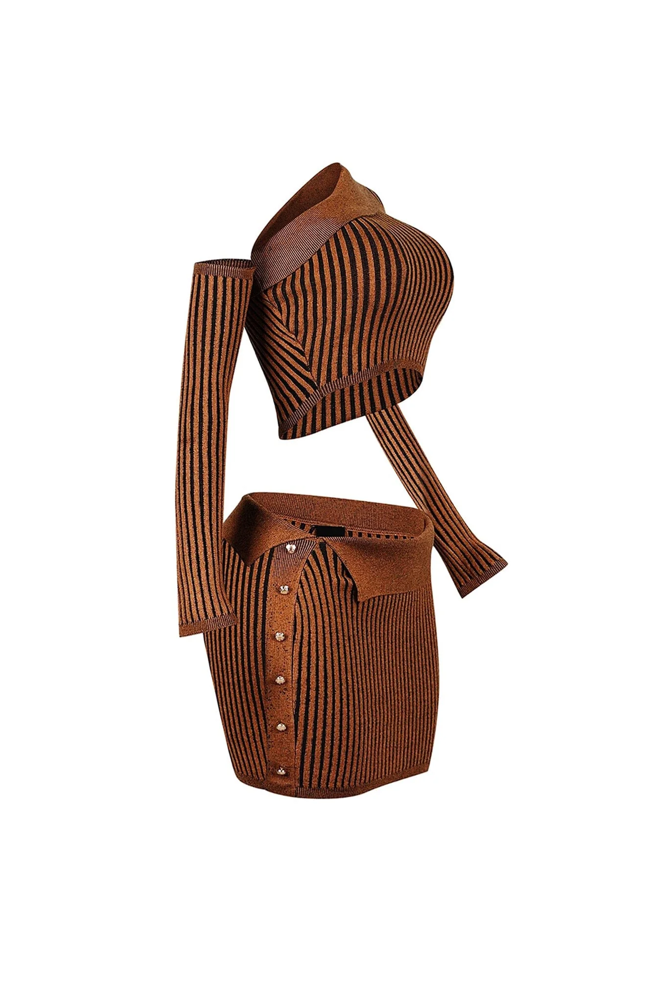 Romanticizing Fall Knit Top & Skirt SET - Image 8