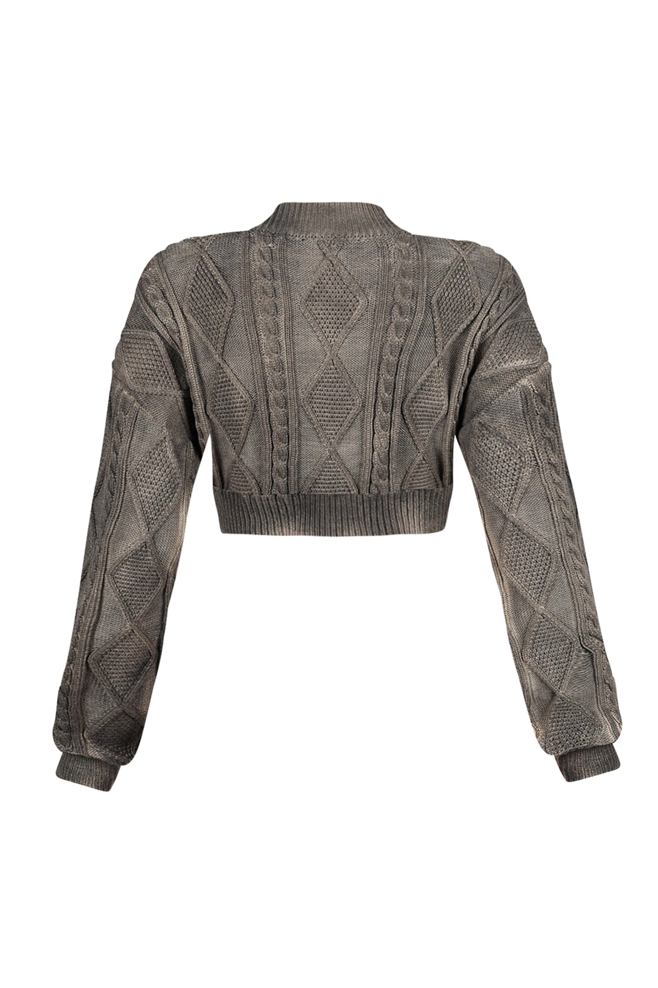 Sammy Cable Knit Airbrushed Cardigan - Image 5