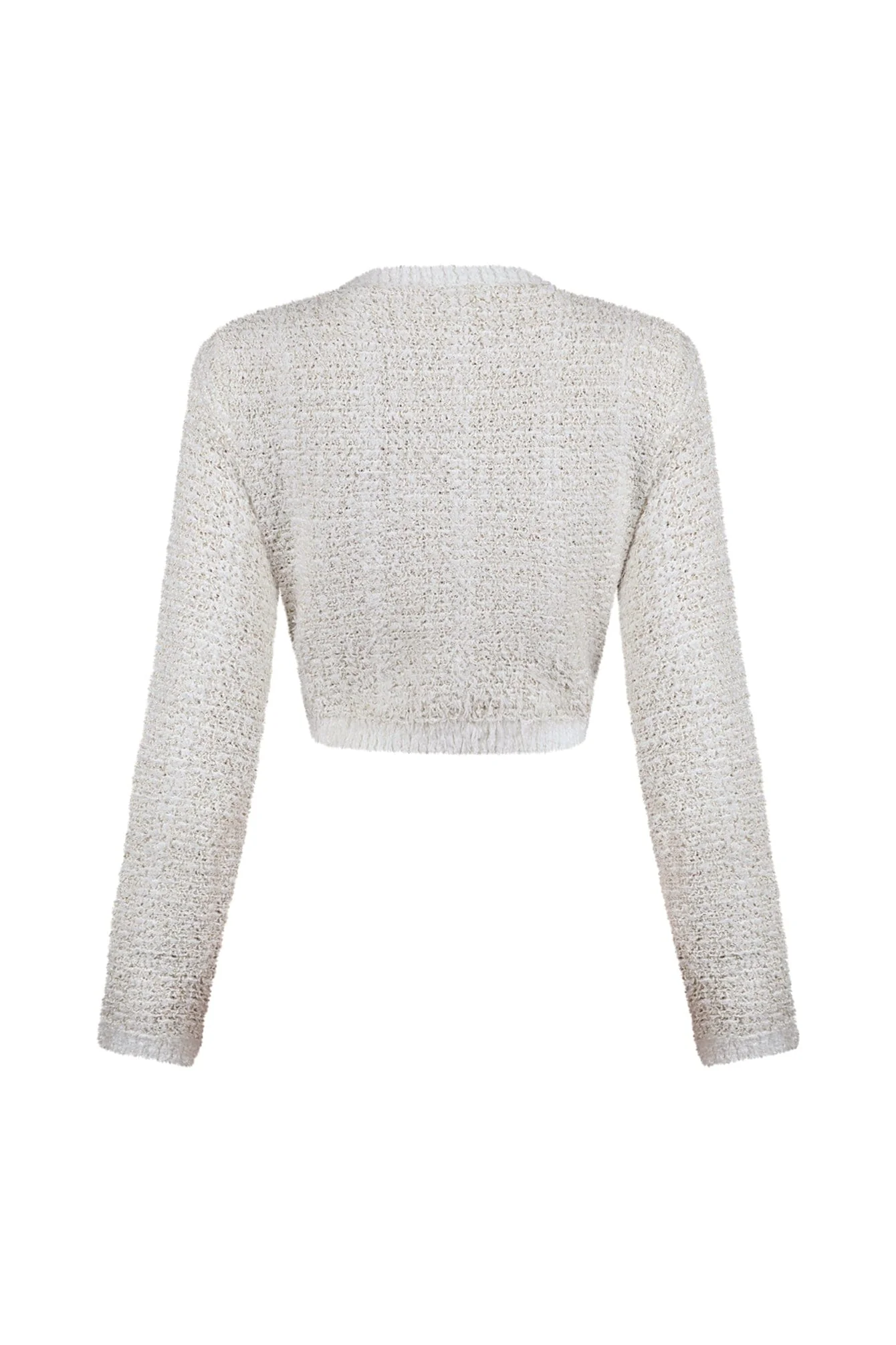 Sasha Lurex Cardigan Top - Image 5