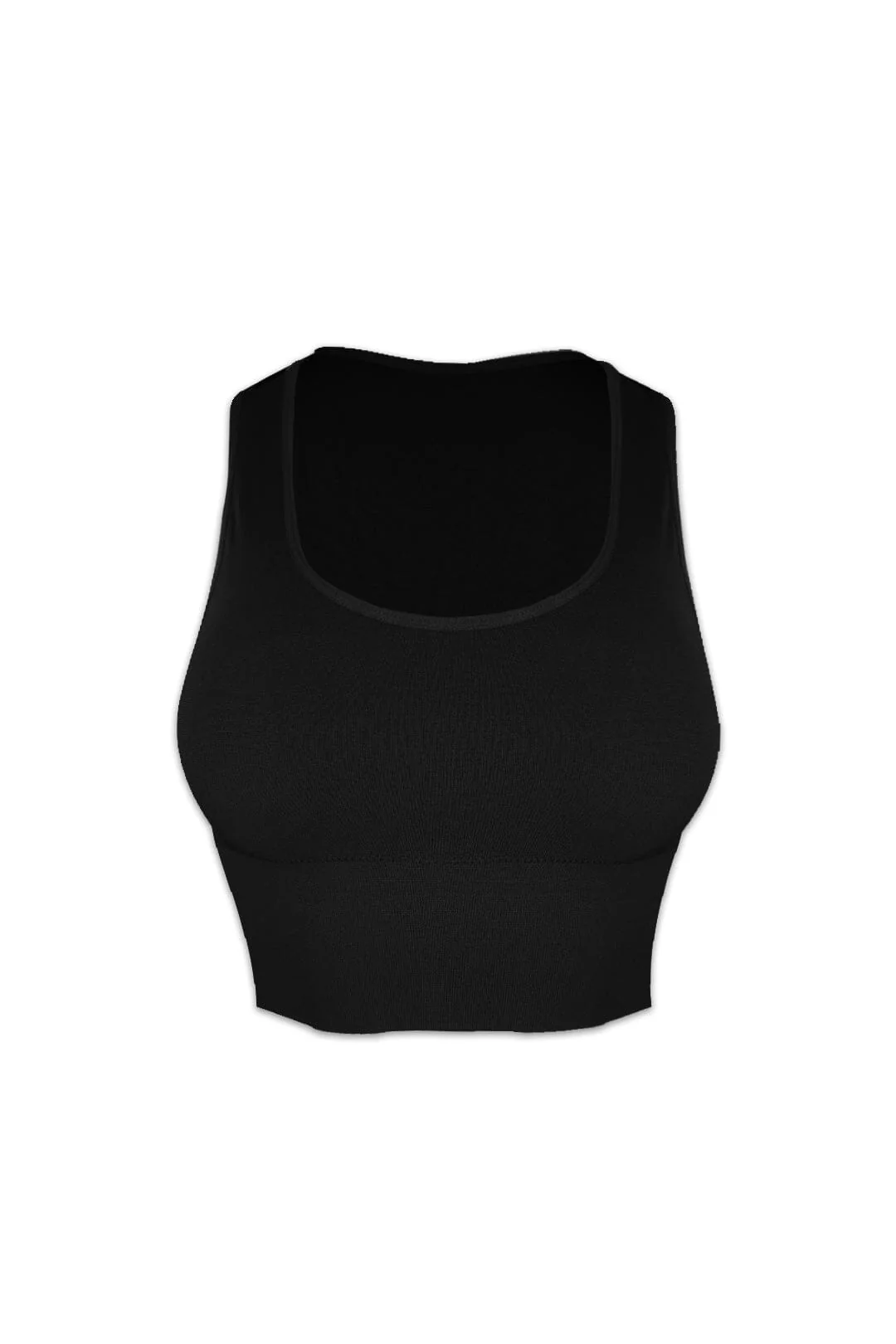 Soft Basic Smooth Scoop Neck Top - Image 5
