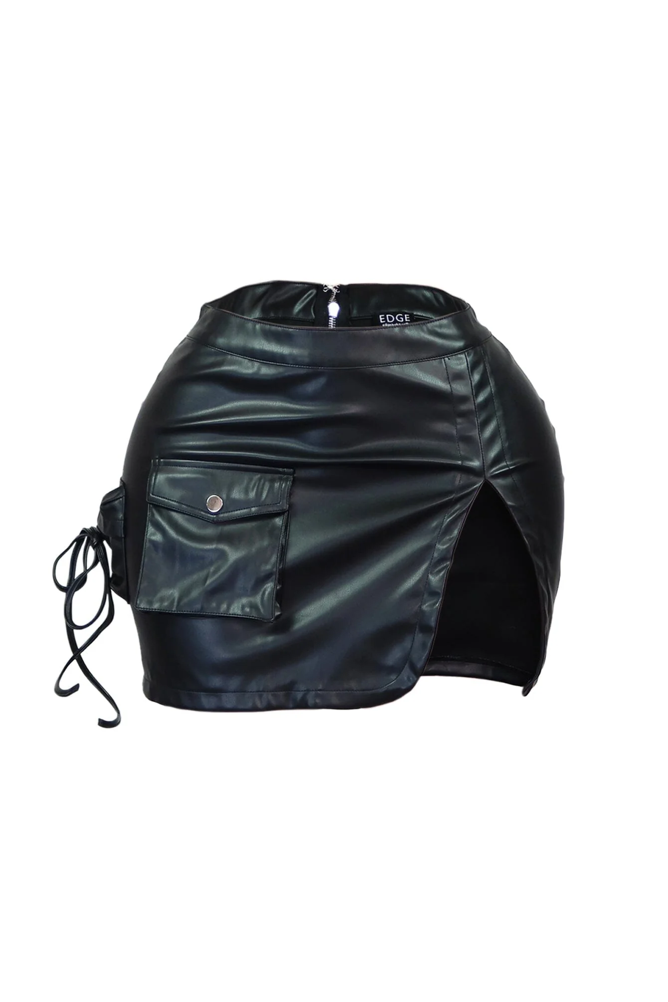Still Monster PU Mini Skirt - Image 3