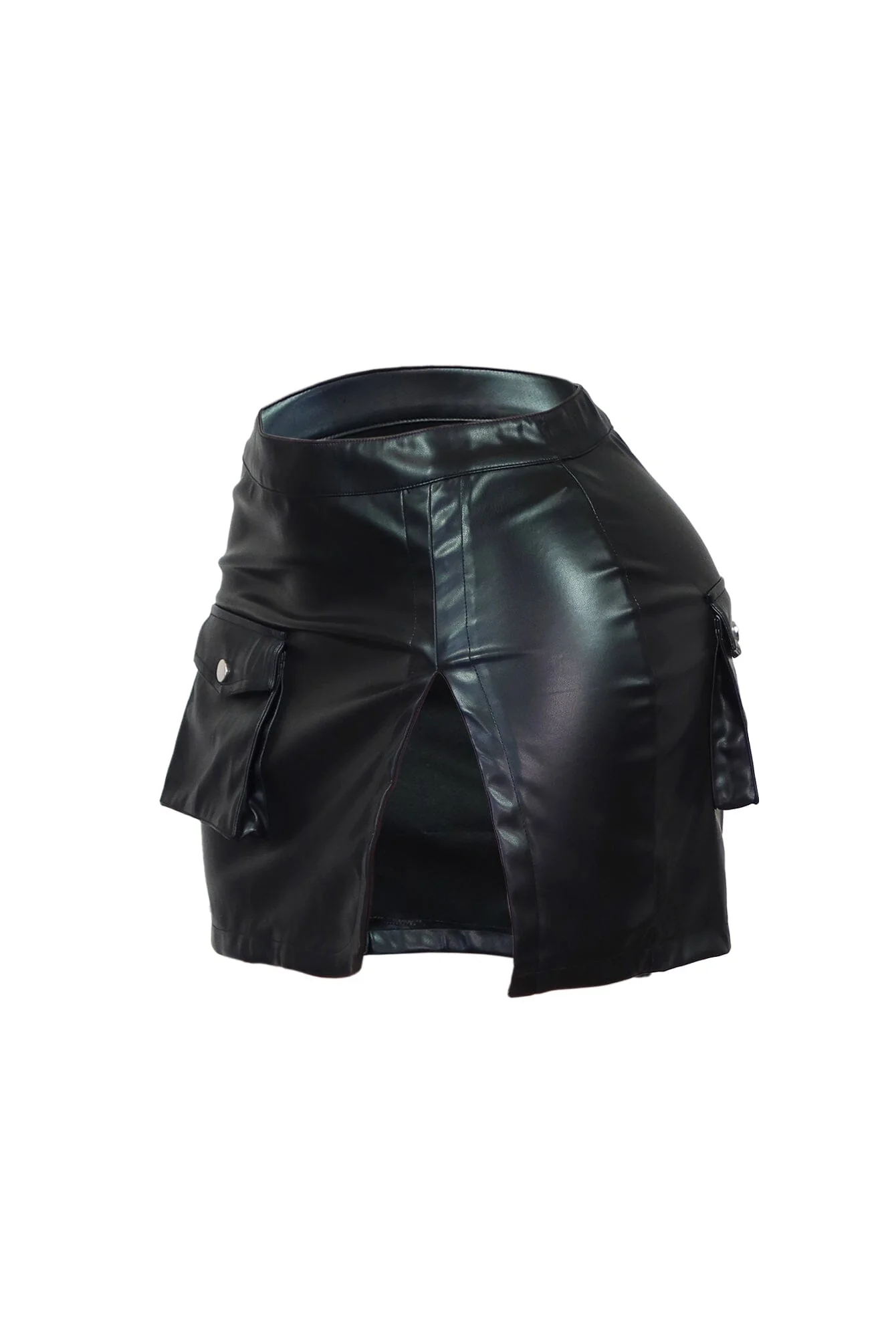 Still Monster PU Mini Skirt - Image 4